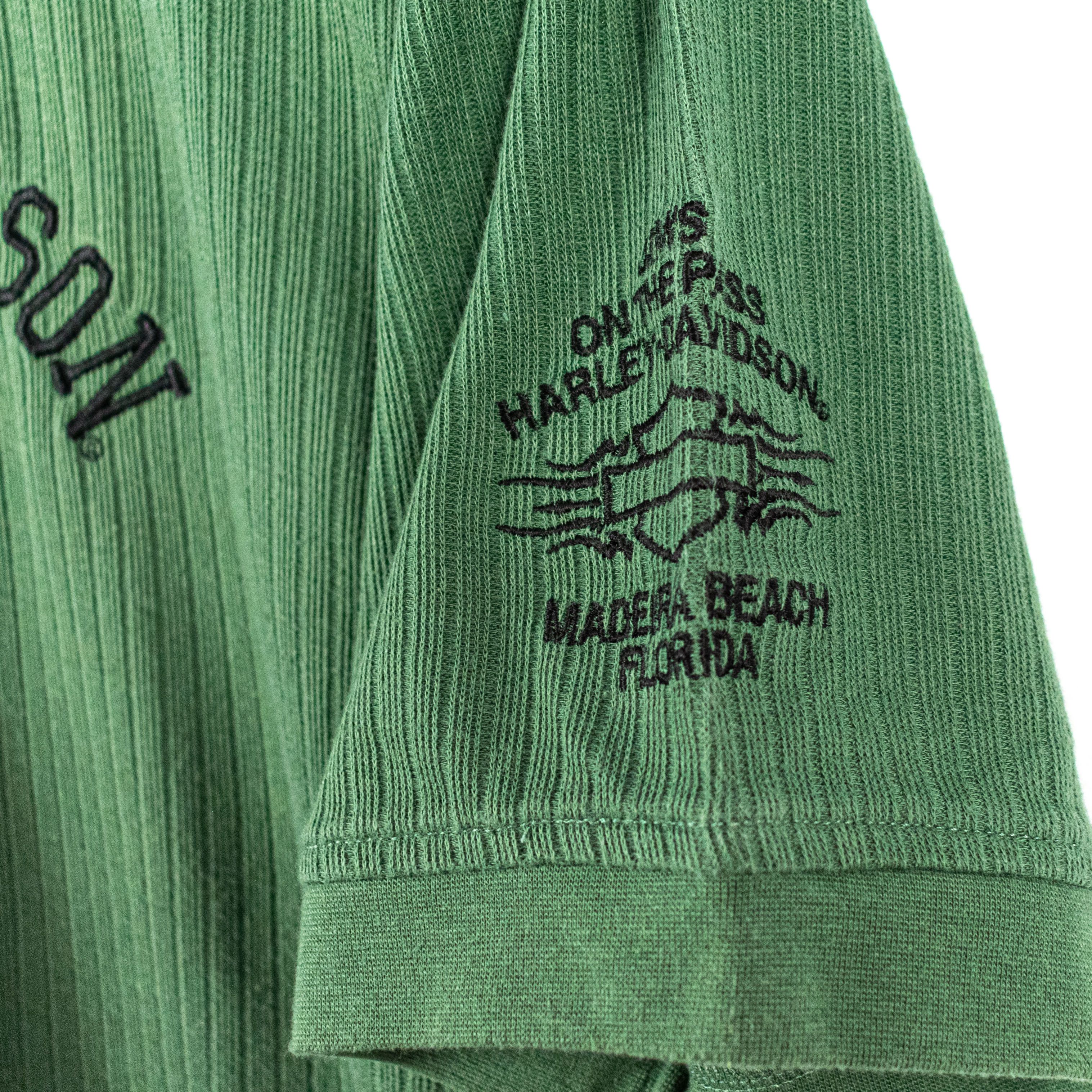 Harley Davidson Y2K Harley Davidson Madeira Beach Ribbed T-Shirt Size US M / EU 48-50 / 2 - 5 Thumbnail