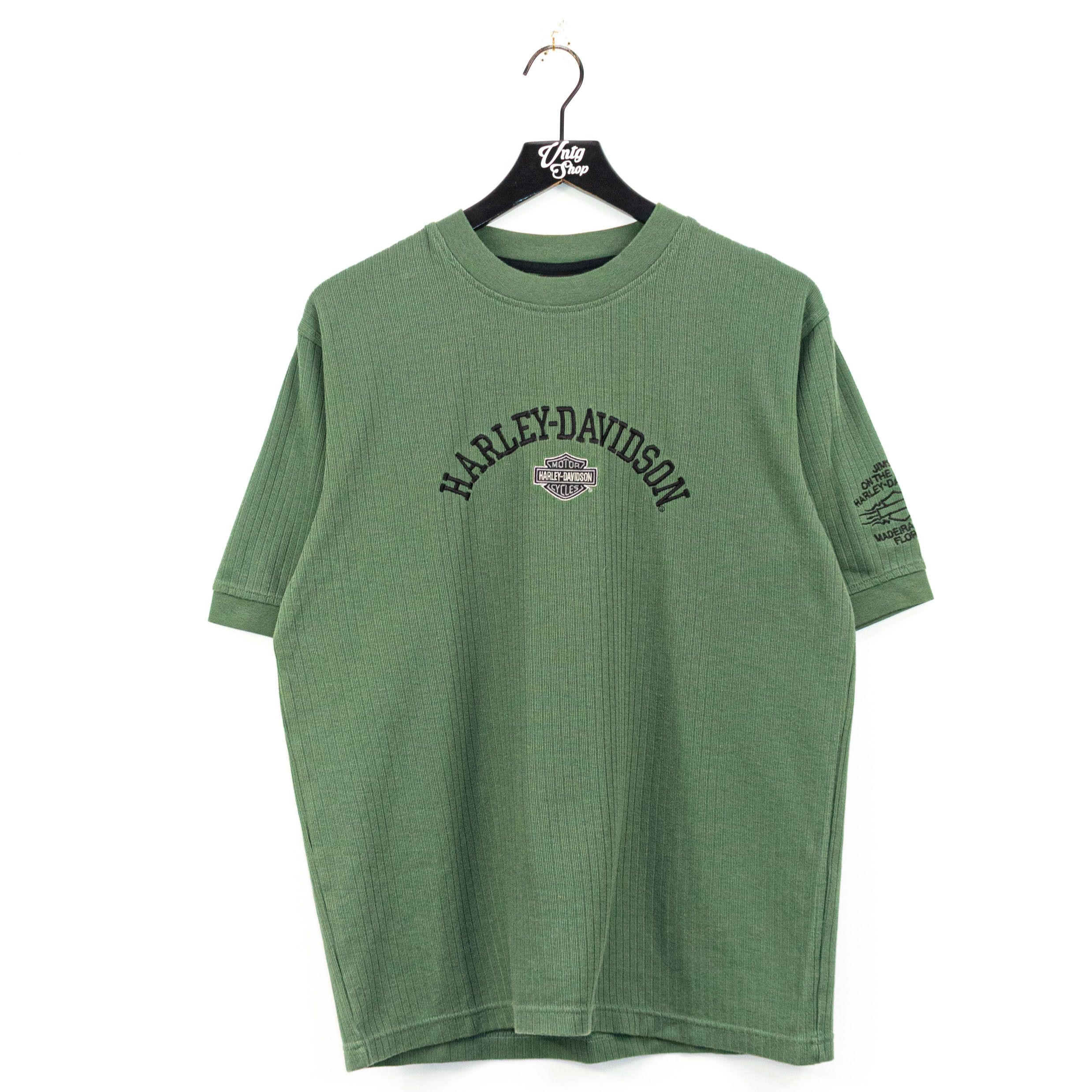 Harley Davidson Y2K Harley Davidson Madeira Beach Ribbed T-Shirt Size US M / EU 48-50 / 2 - 1 Thumbnail