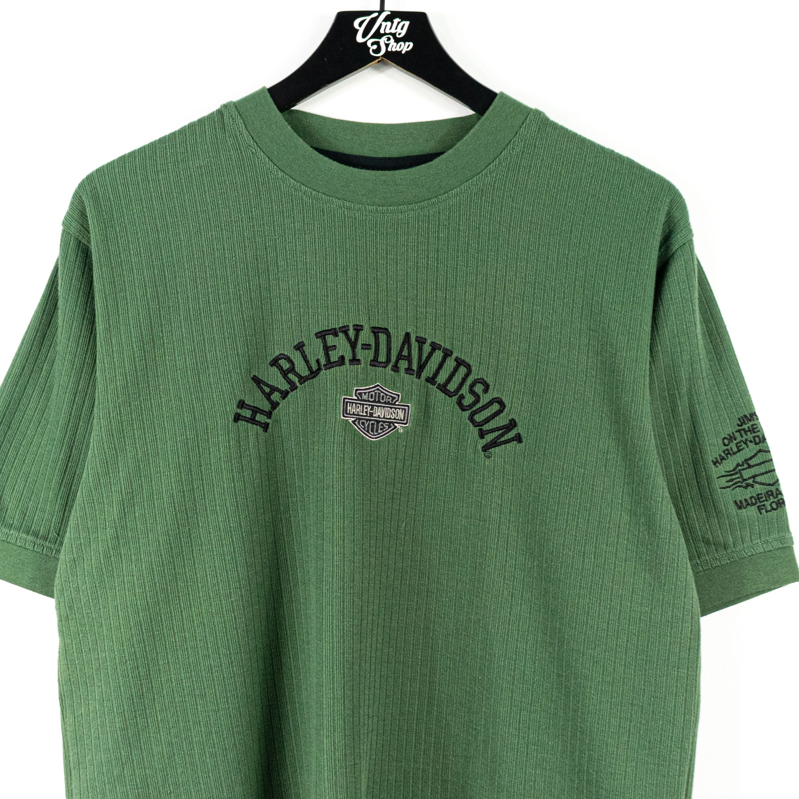 Harley Davidson Y2K Harley Davidson Madeira Beach Ribbed T-Shirt Size US M / EU 48-50 / 2 - 3 Thumbnail