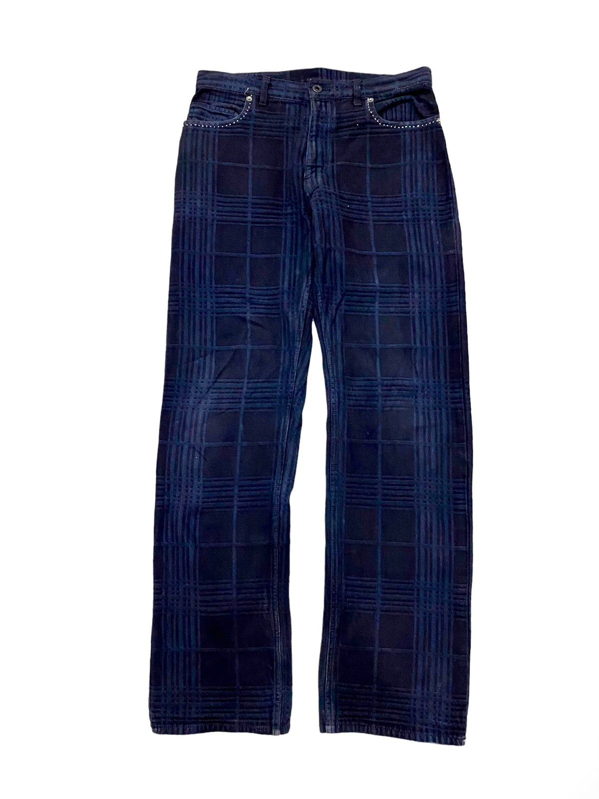 Japanese Brand PPFM Sashiko & Boro Distressed Cut Denim Jeans Size US 33 - 1 Thumbnail