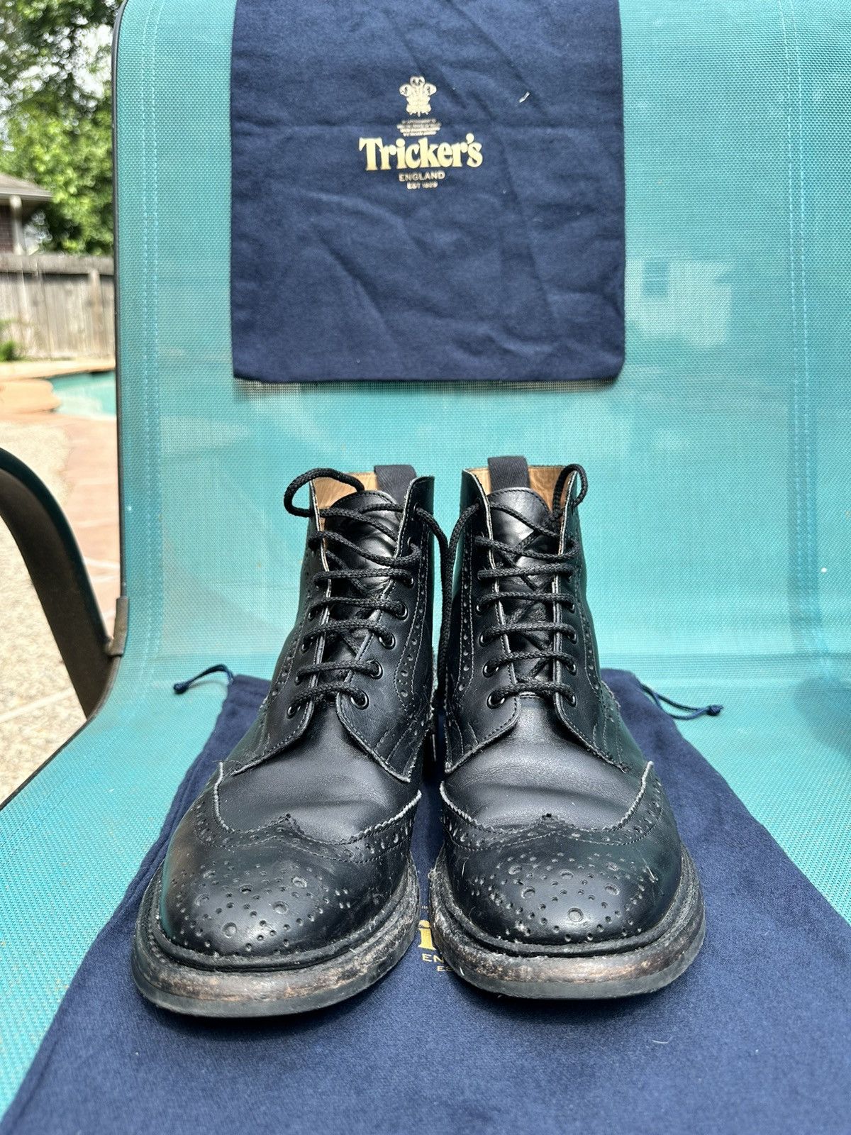 Trickers Trickers stow 8.5 uk black calf style 5634Alden viberg wesco ...