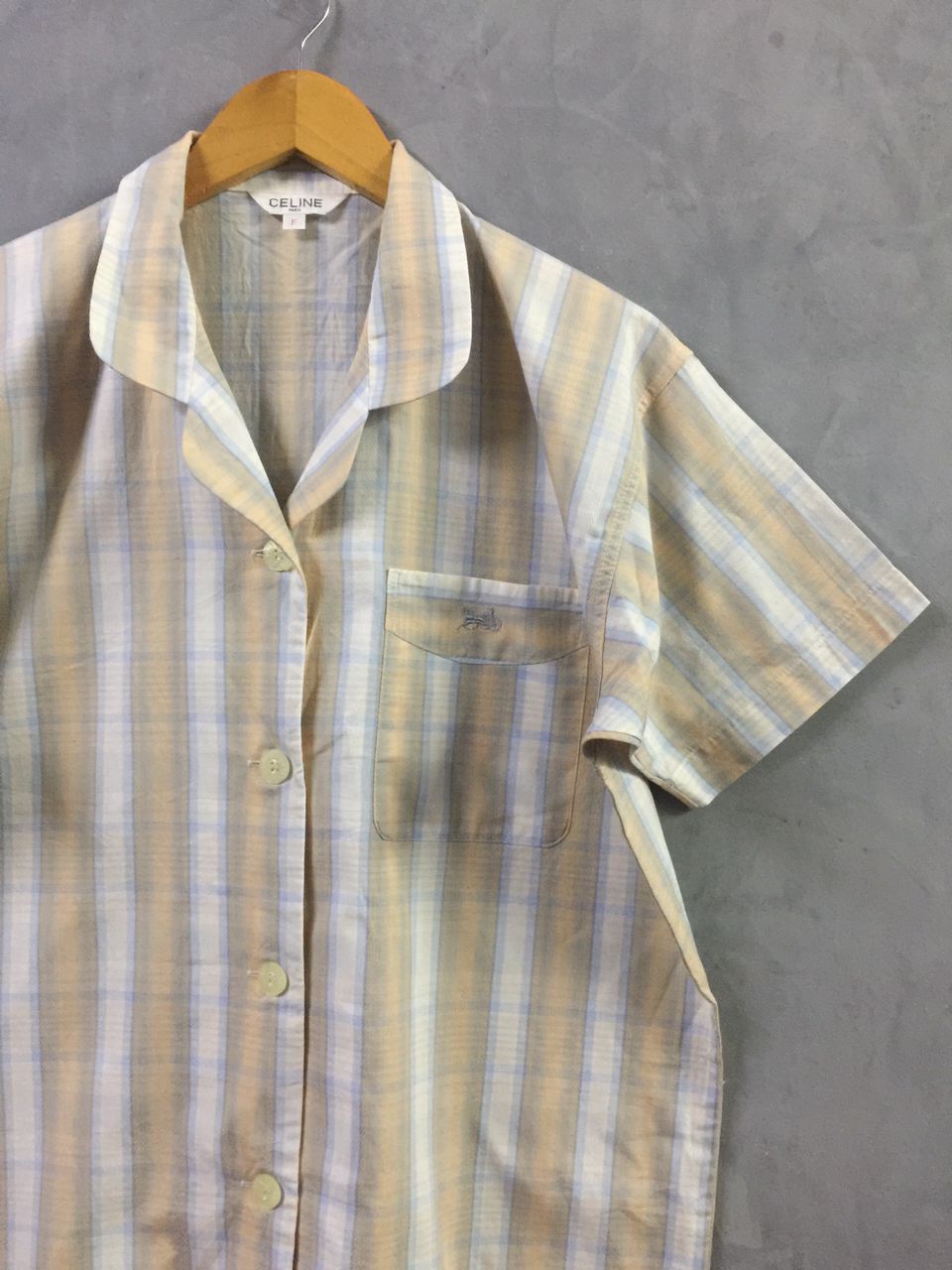 Celine CELINE - Button Up Shirt Size US L / EU 52-54 / 3 - 3 Thumbnail