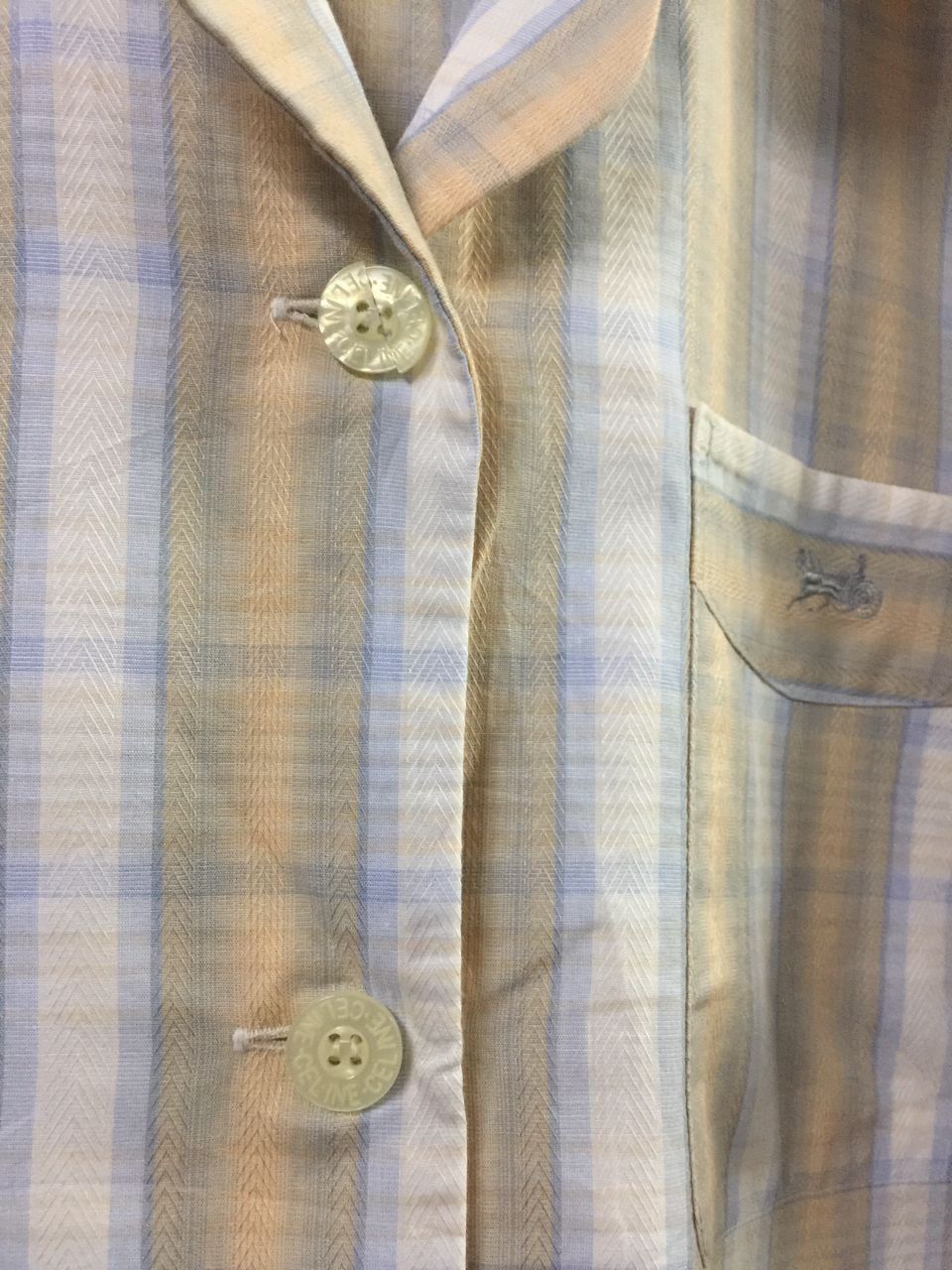 Celine CELINE - Button Up Shirt Size US L / EU 52-54 / 3 - 8 Thumbnail