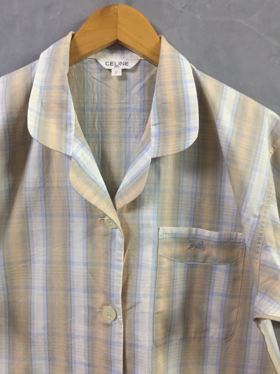 Celine CELINE - Button Up Shirt Size US L / EU 52-54 / 3 - 2 Thumbnail