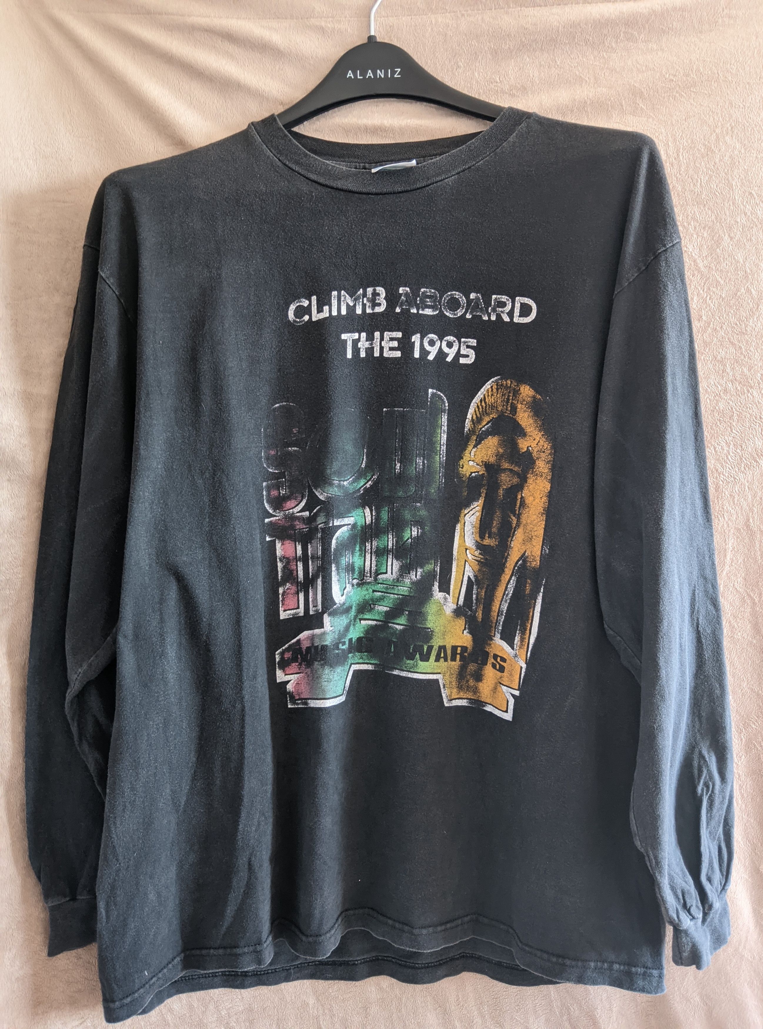 Rap Tees × Vintage Vintage 1995 soul train awards t shirt Size US XL / EU 56 / 4 - 2 Thumbnail