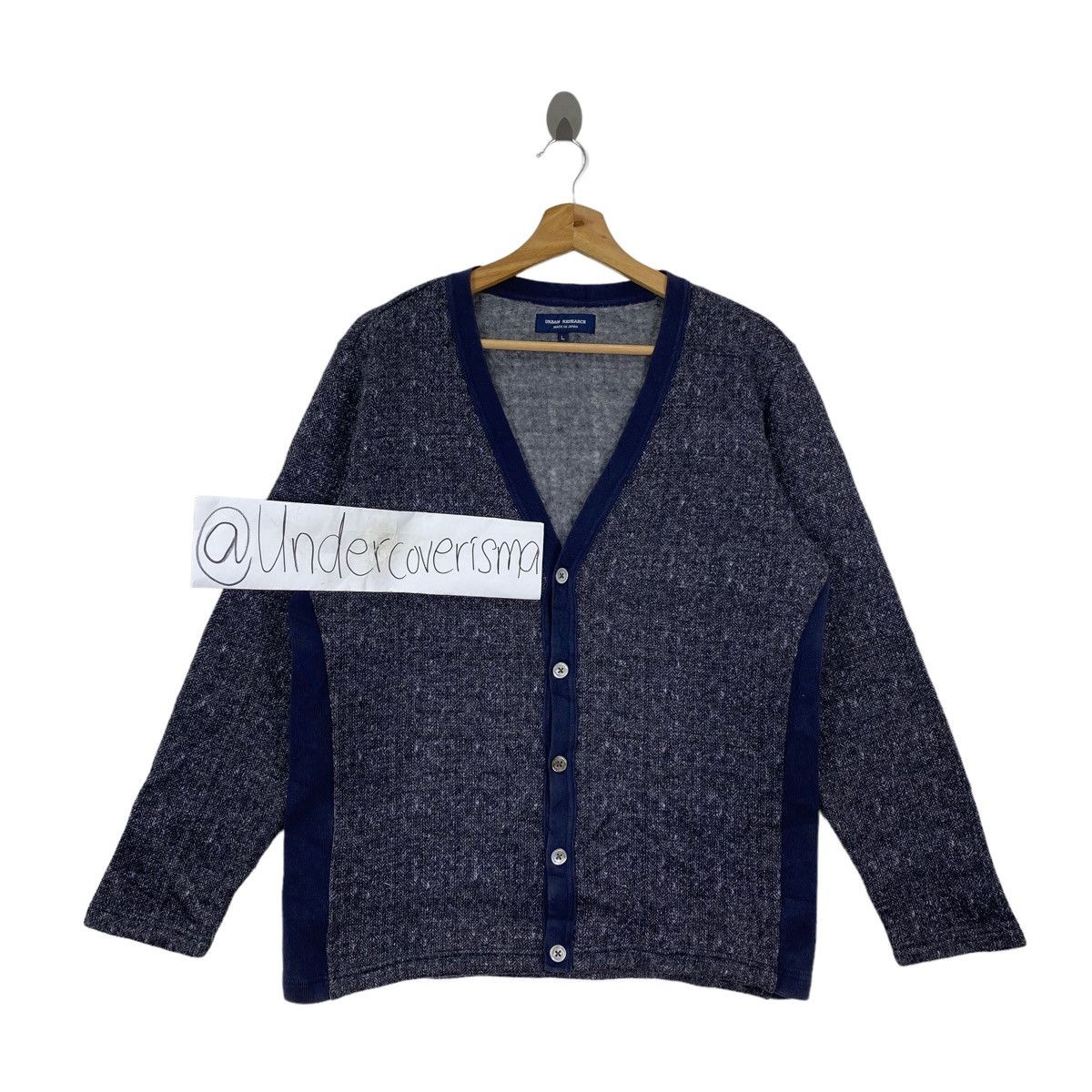 URBAN RESEARCH DOORS Vintage URBAN RESEARCH Japan Brand Wool Button Up Cardigan Size US L / EU 52-54 / 3 - 1 Thumbnail