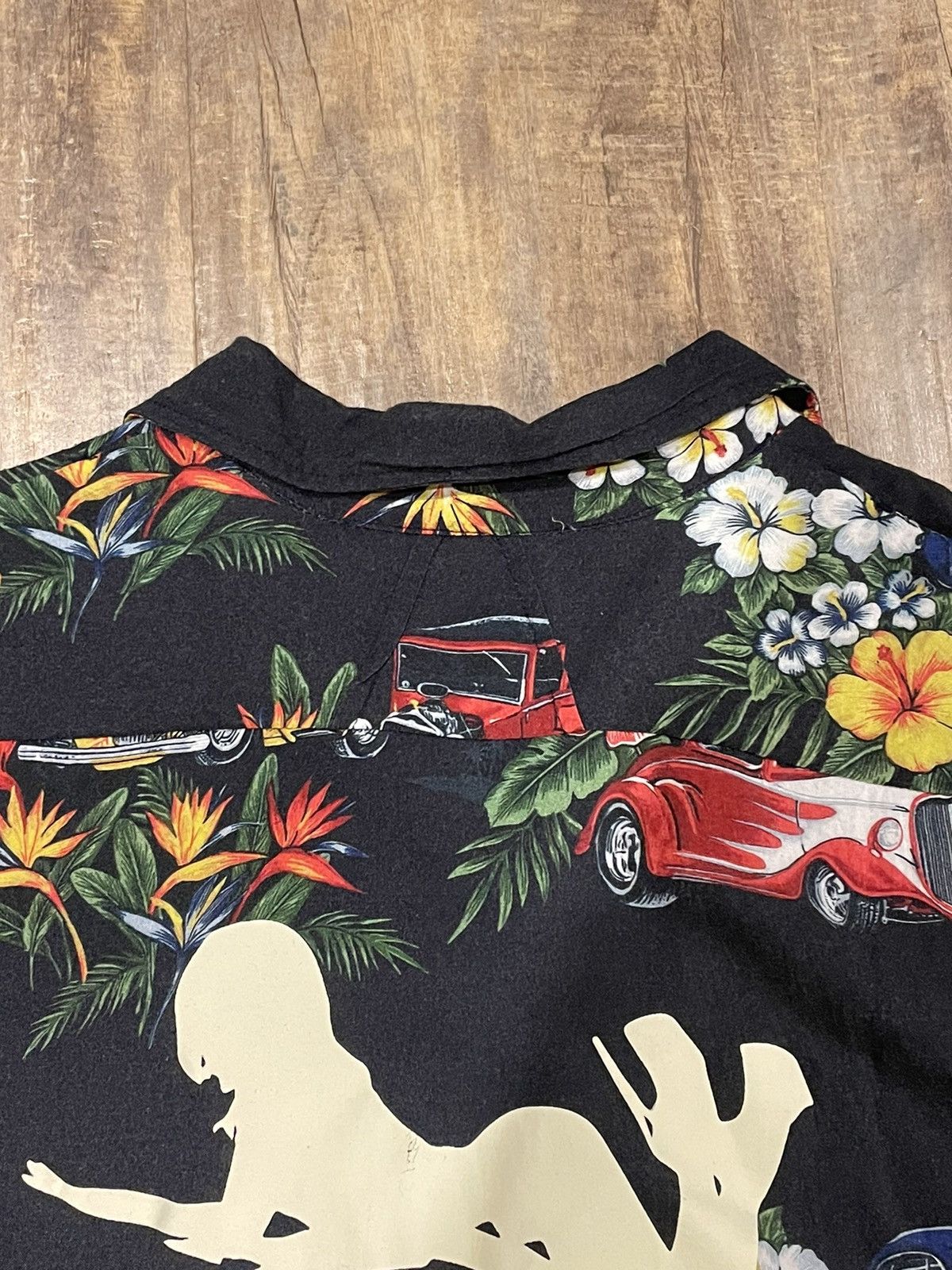 Rhude RARE Rhude Hot Rod Hawaiian Girl Logo Button Up Shirt Cars Size US M / EU 48-50 / 2 - 7 Thumbnail