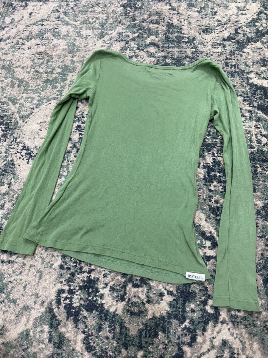 Hysteric Glamour Hysteric Glamour Naked Girl Mesh L/S Shirt Size US XS / EU 42 / 0 - 11 Thumbnail