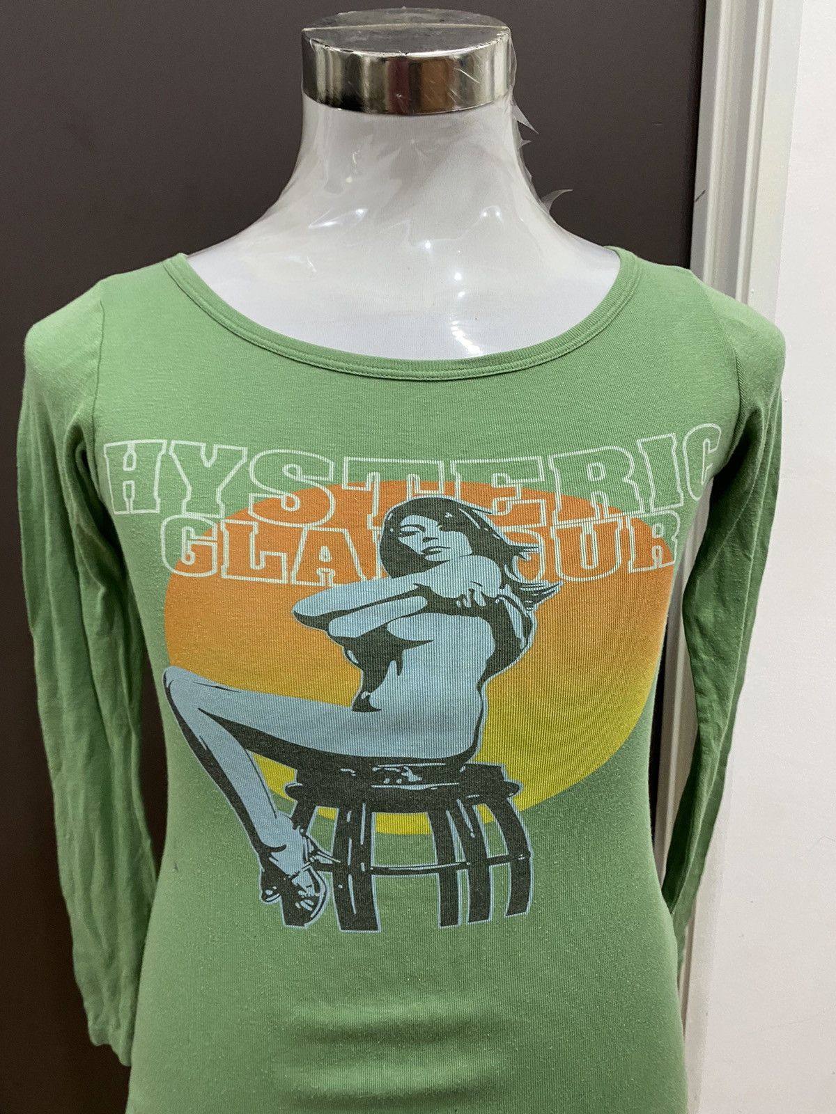 Hysteric Glamour Hysteric Glamour Naked Girl Mesh L/S Shirt Size US XS / EU 42 / 0 - 15 Thumbnail