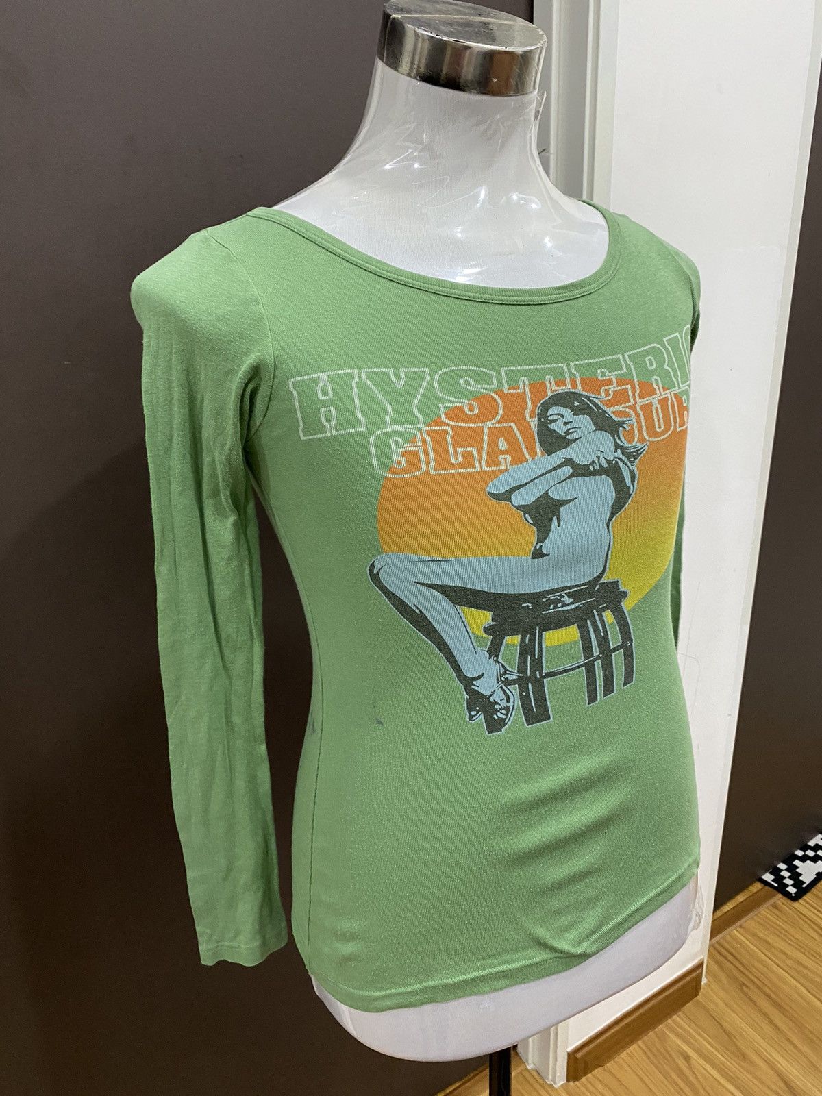 Hysteric Glamour Hysteric Glamour Naked Girl Mesh L/S Shirt Size US XS / EU 42 / 0 - 13 Thumbnail