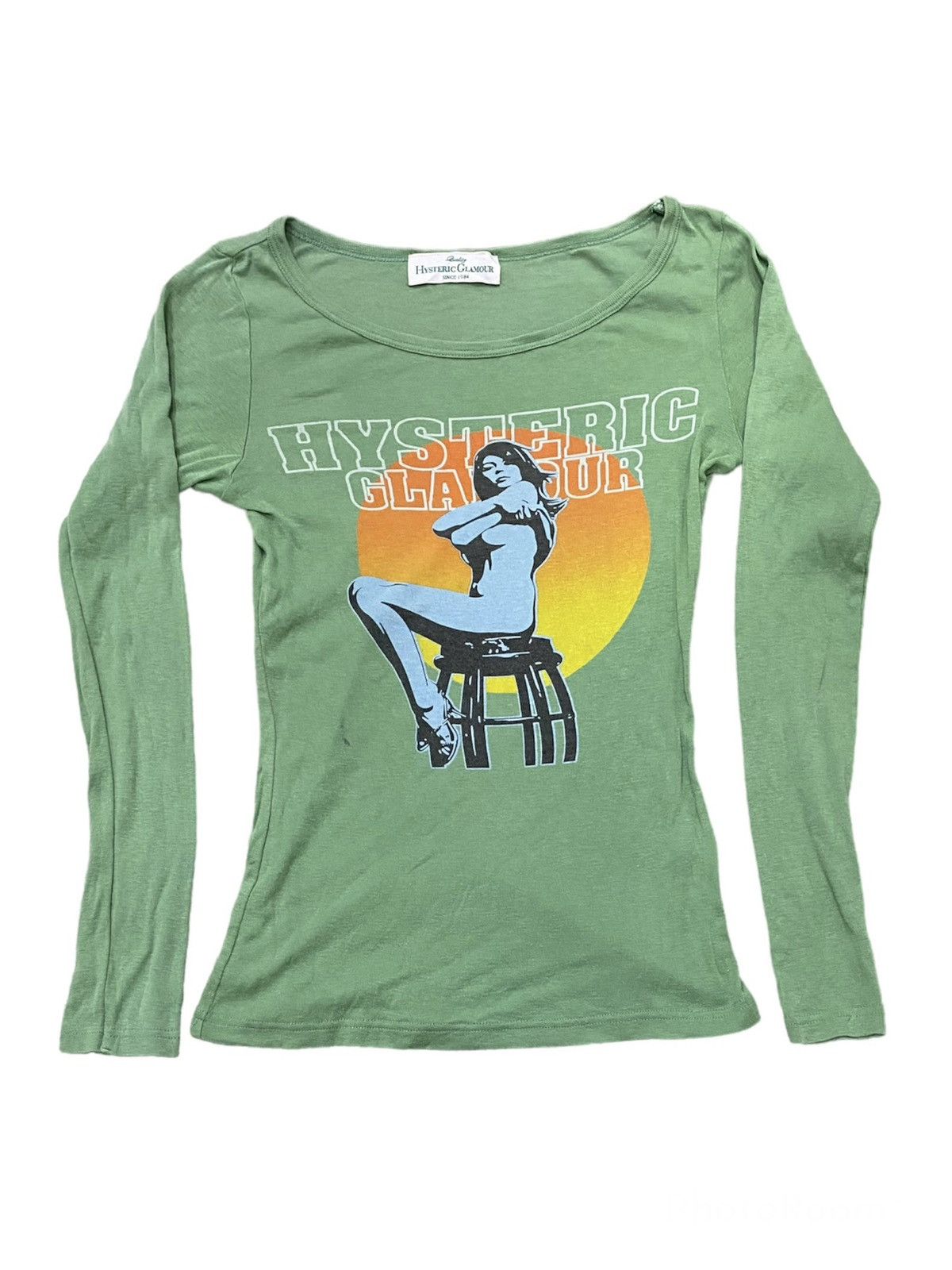 Hysteric Glamour Hysteric Glamour Naked Girl Mesh L/S Shirt Size US XS / EU 42 / 0 - 1 Thumbnail