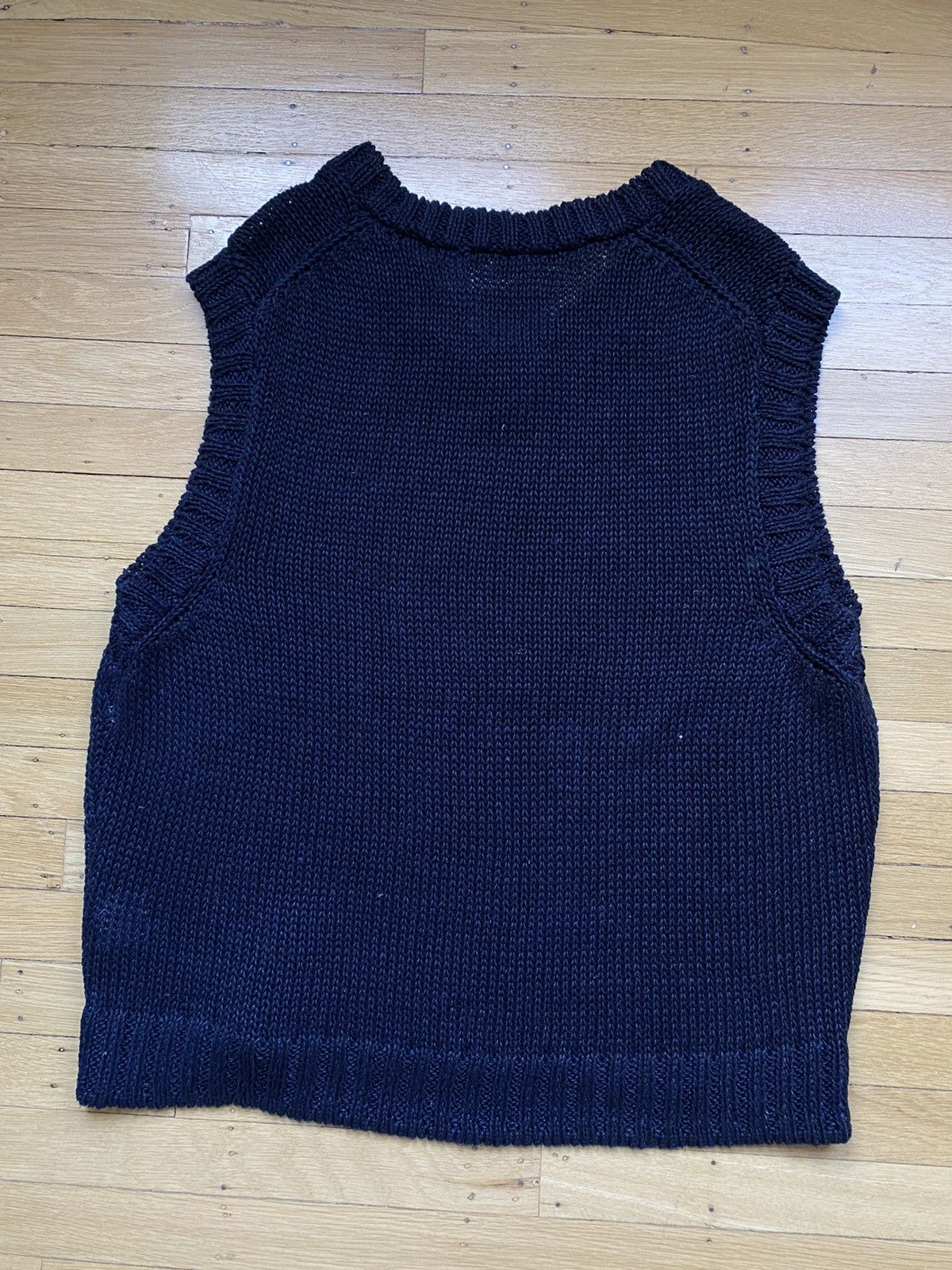 And Austin Linen Cotton Vest Size US L / EU 52-54 / 3 - 2 Thumbnail