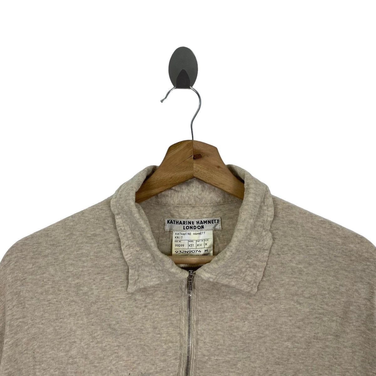 Katharine Hamnett London KATHARINE HAMNETT LONDON Half Zipper Collar Oversize Shirt Size US M / EU 48-50 / 2 - 2 Thumbnail
