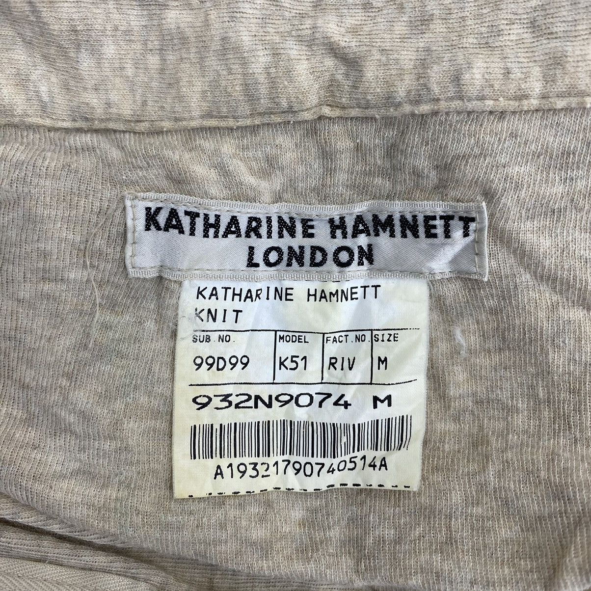 Katharine Hamnett London KATHARINE HAMNETT LONDON Half Zipper Collar Oversize Shirt Size US M / EU 48-50 / 2 - 4 Thumbnail
