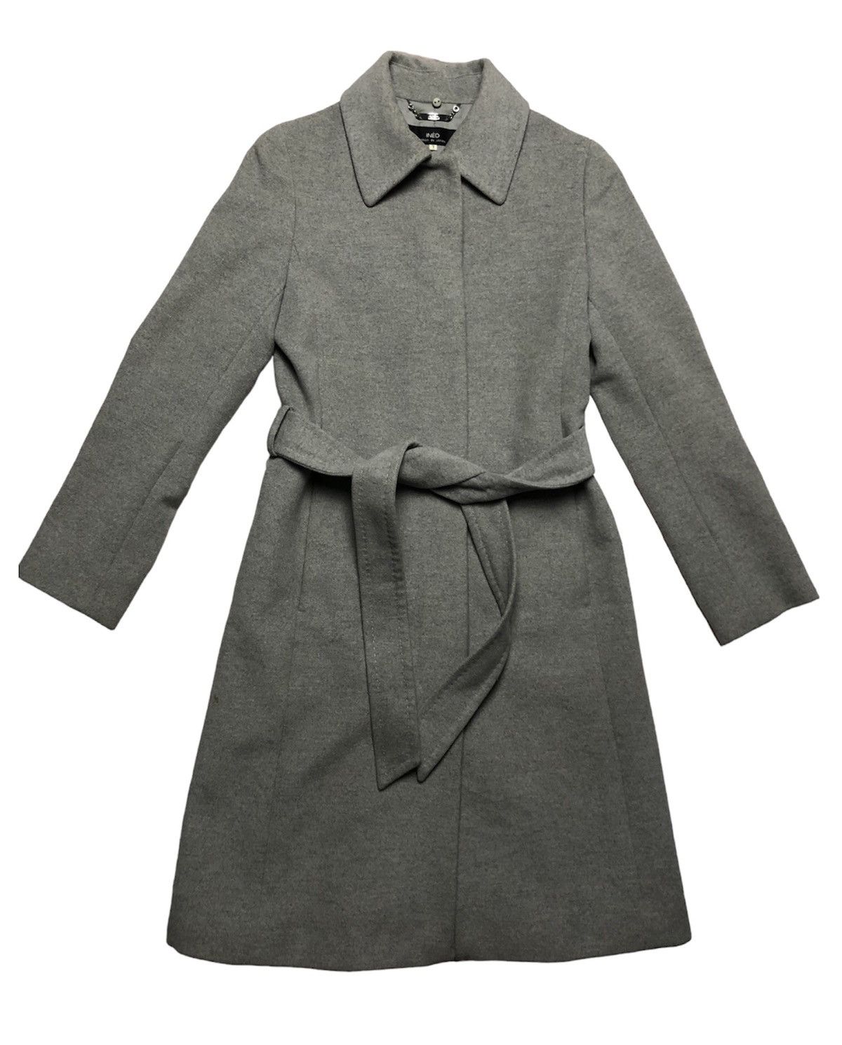 Japanese Brand × Yohji Yamamoto Ined wool long coat jacket Size S / US 4 / IT 40 - 1 Thumbnail