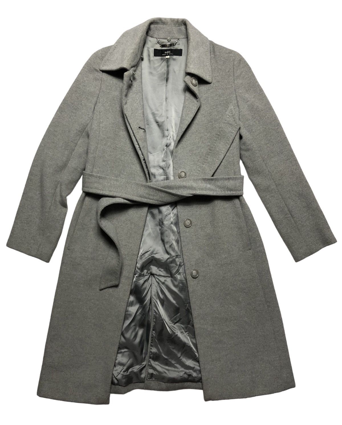 Japanese Brand × Yohji Yamamoto Ined wool long coat jacket Size S / US 4 / IT 40 - 3 Thumbnail