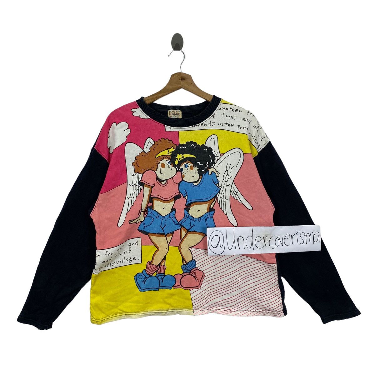 Fiorucci FIORUCCI ITALY Italian Designer Brand Cupid Overprint Shirt Size US L / EU 52-54 / 3 - 1 Thumbnail