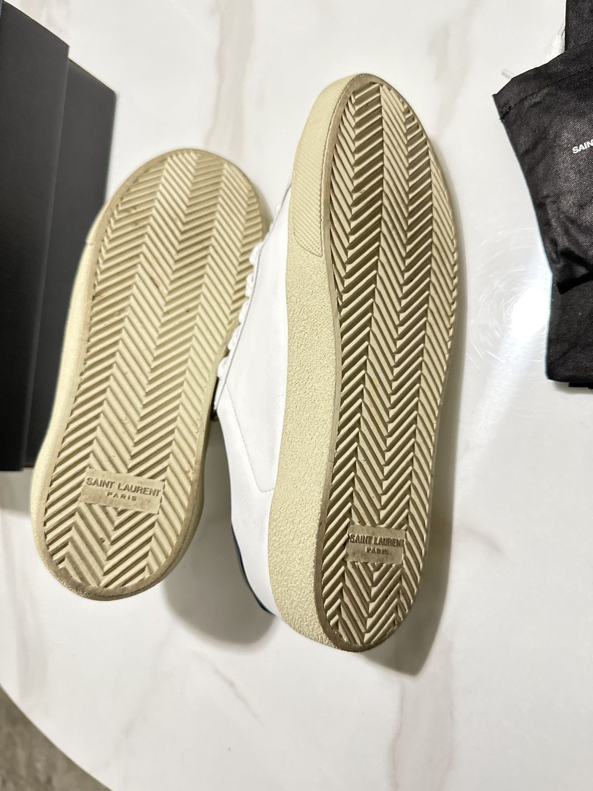 Saint Laurent Paris SAINT LAURENT COURT CLASSIC SL/06 SNEAKERS IN SMOOTH LEATHER Size US 8 / EU 41 - 10 Thumbnail