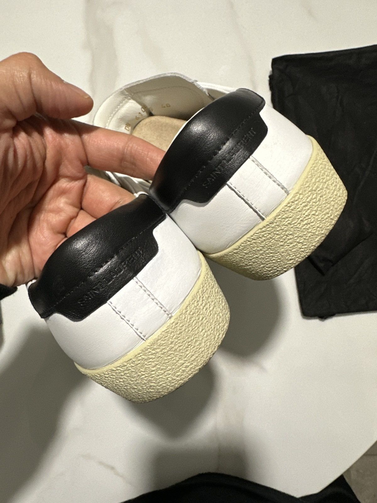 Saint Laurent Paris SAINT LAURENT COURT CLASSIC SL/06 SNEAKERS IN SMOOTH LEATHER Size US 8 / EU 41 - 9 Thumbnail