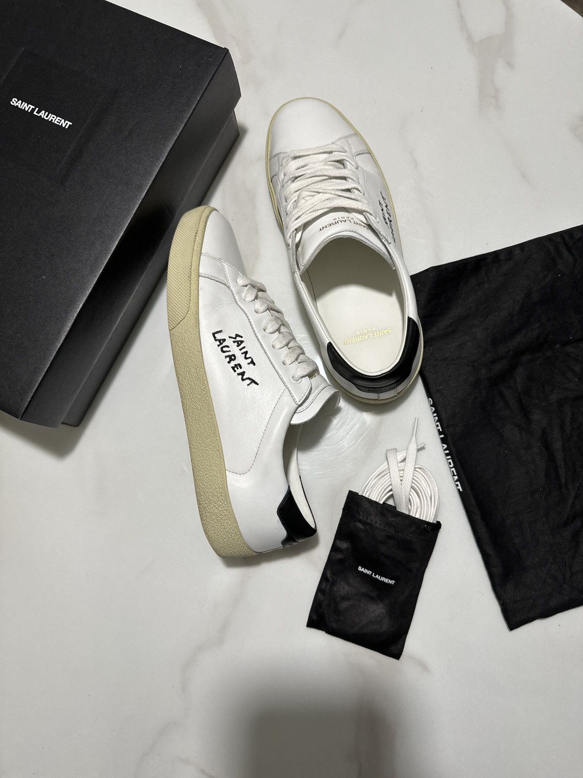Saint Laurent Paris SAINT LAURENT COURT CLASSIC SL/06 SNEAKERS IN SMOOTH LEATHER Size US 8 / EU 41 - 1 Thumbnail