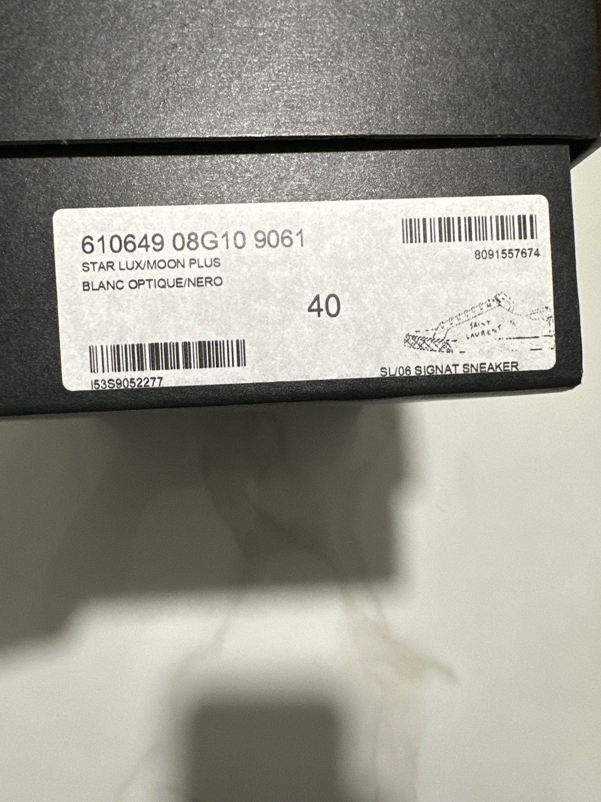 Saint Laurent Paris SAINT LAURENT COURT CLASSIC SL/06 SNEAKERS IN SMOOTH LEATHER Size US 8 / EU 41 - 13 Thumbnail