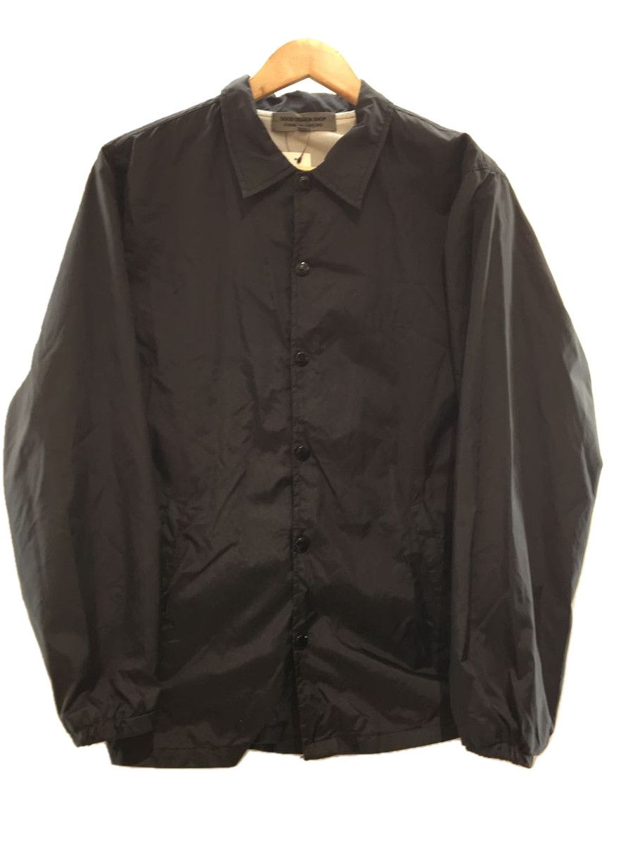 Jacket Black Nylon Logo Back Printed Coach
