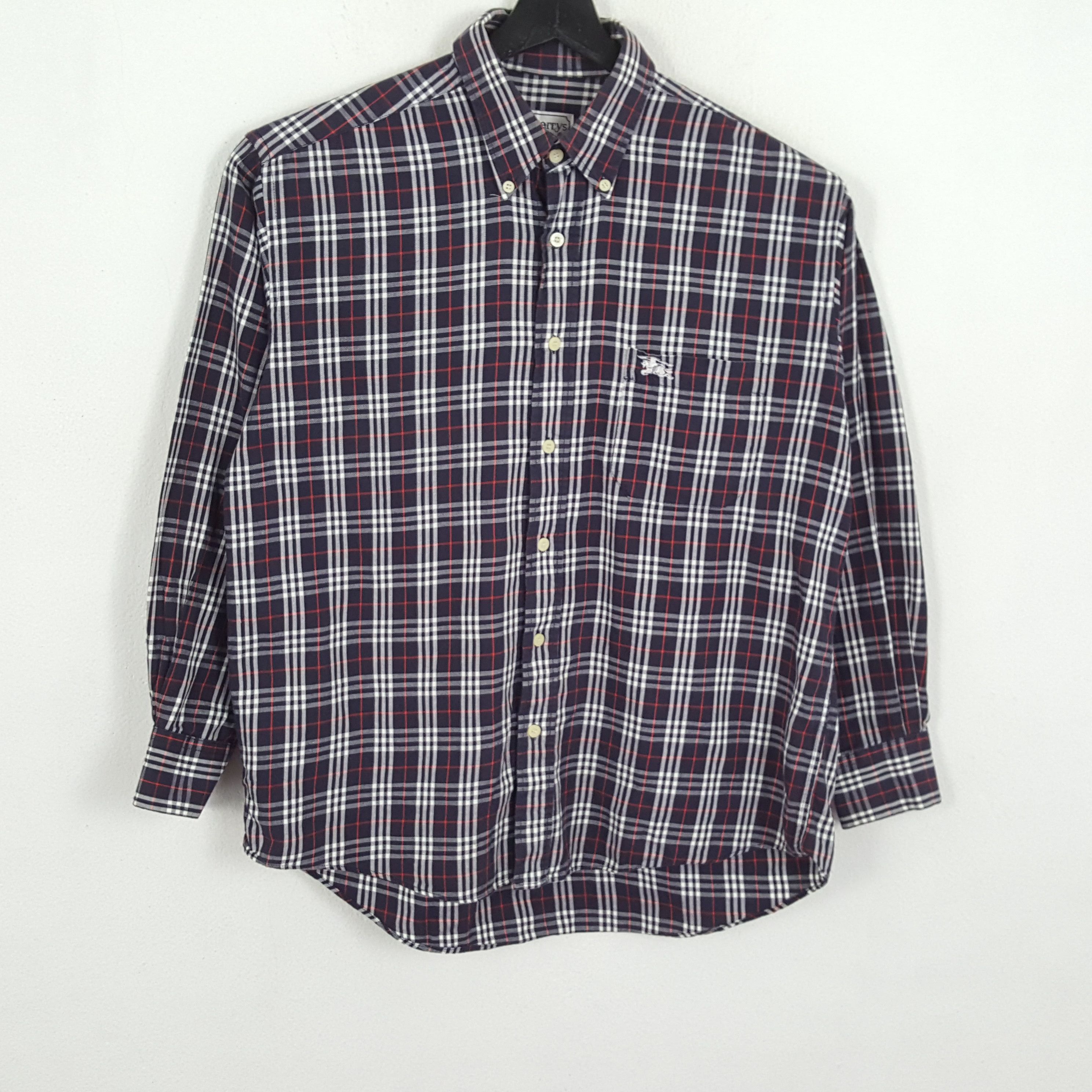 BURBERRY Nova Check Long Sleeve Formal Casual Shirt