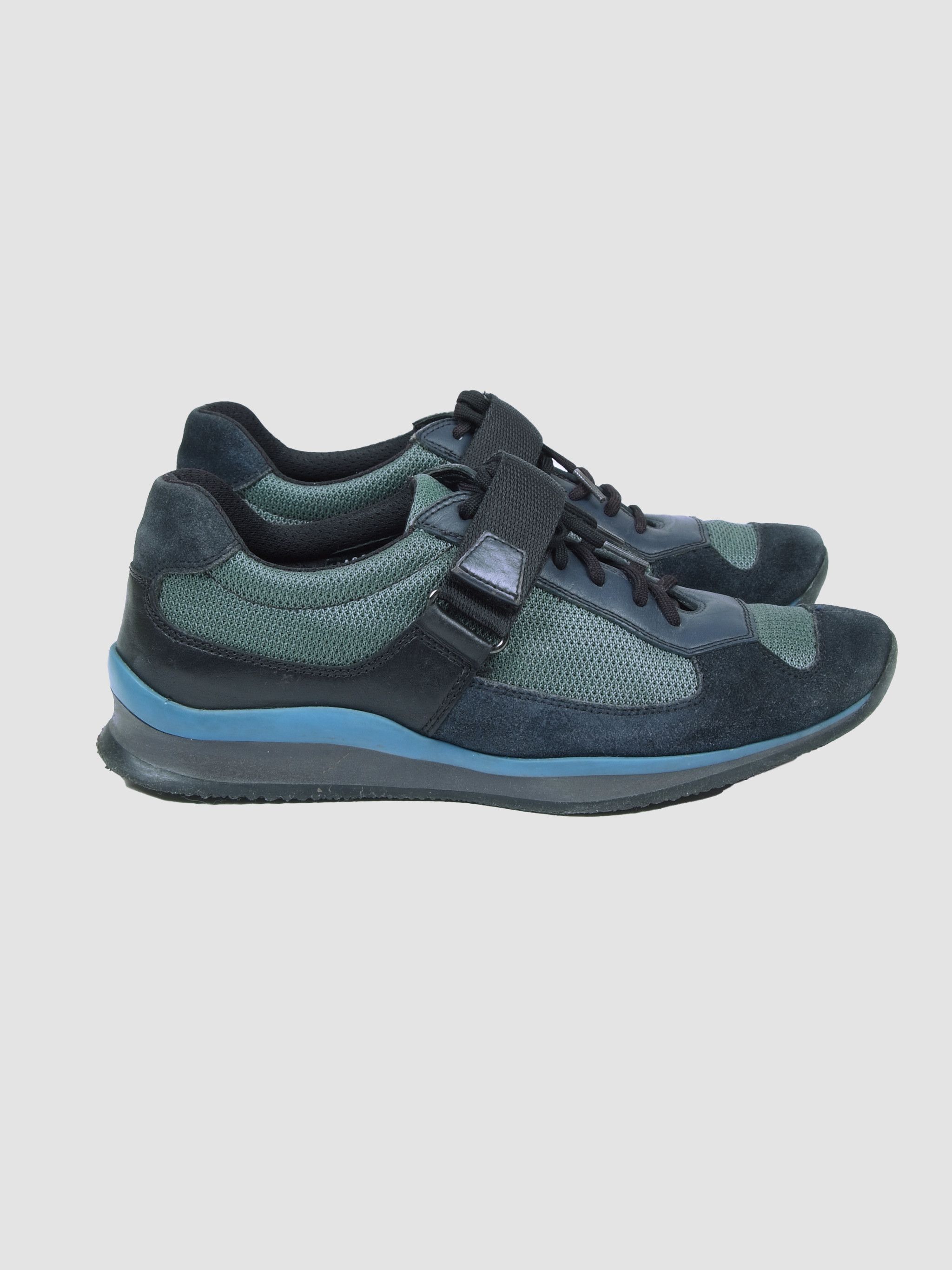 Prada × Vintage Vintage y2k Prada Low Top Sneakers Size US 8 / IT 38 - 2 Thumbnail