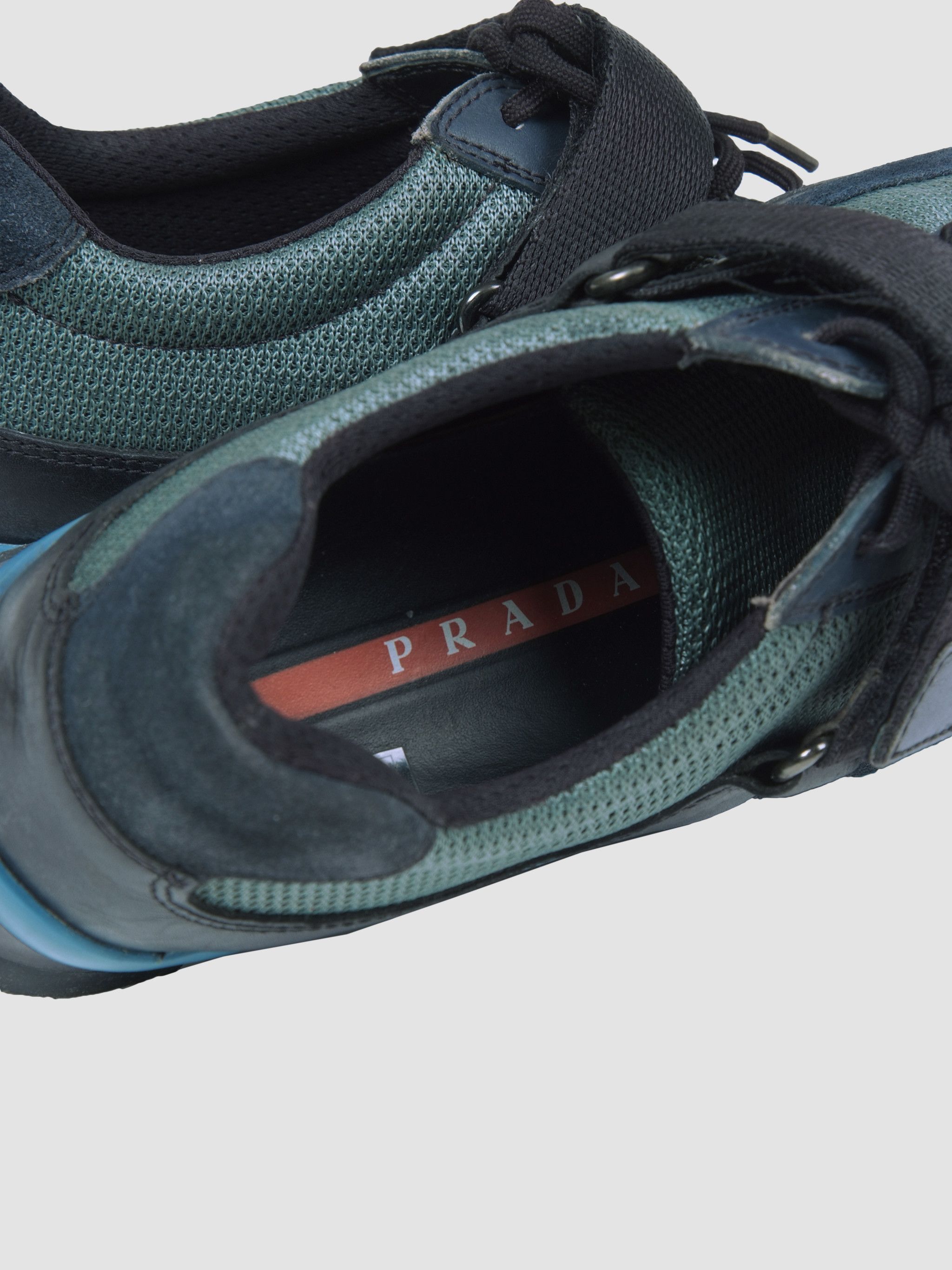 Prada × Vintage Vintage y2k Prada Low Top Sneakers Size US 8 / IT 38 - 8 Thumbnail