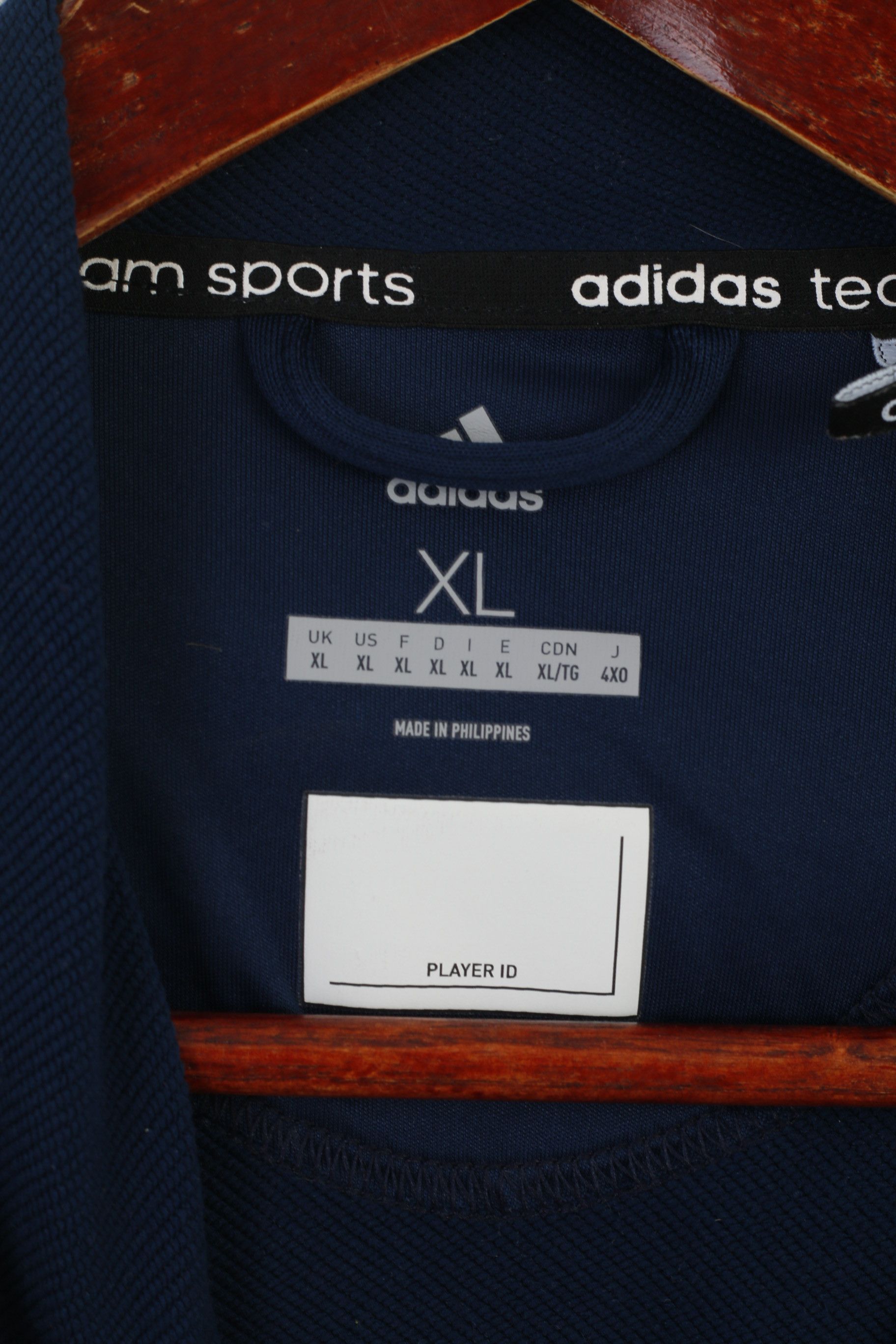 Adidas Adidas Team Men XL Sweatshirt Navy Climalite 1204 Size US XL / EU 56 / 4 - 6 Thumbnail
