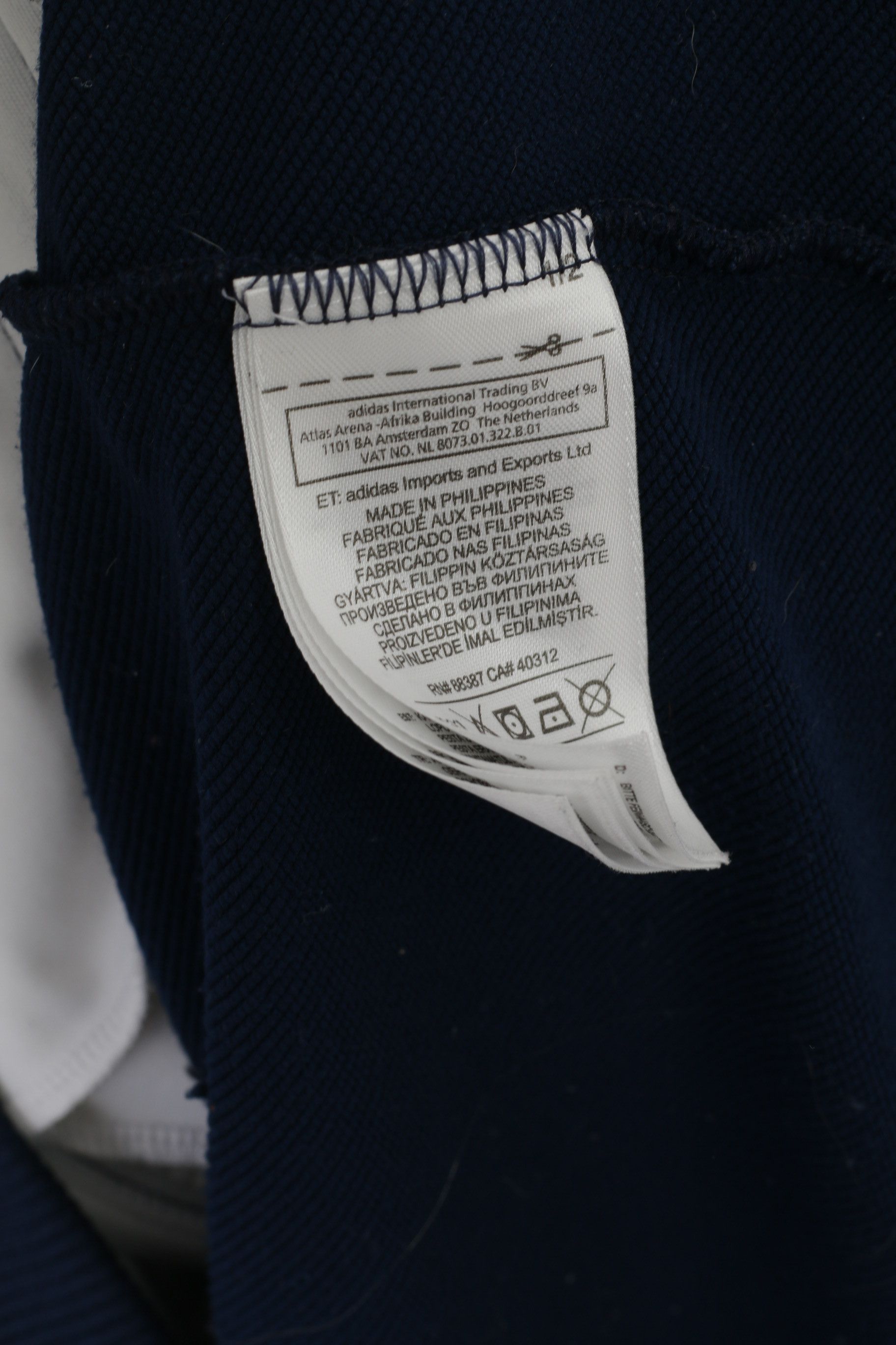 Adidas Adidas Team Men XL Sweatshirt Navy Climalite 1204 Size US XL / EU 56 / 4 - 8 Thumbnail
