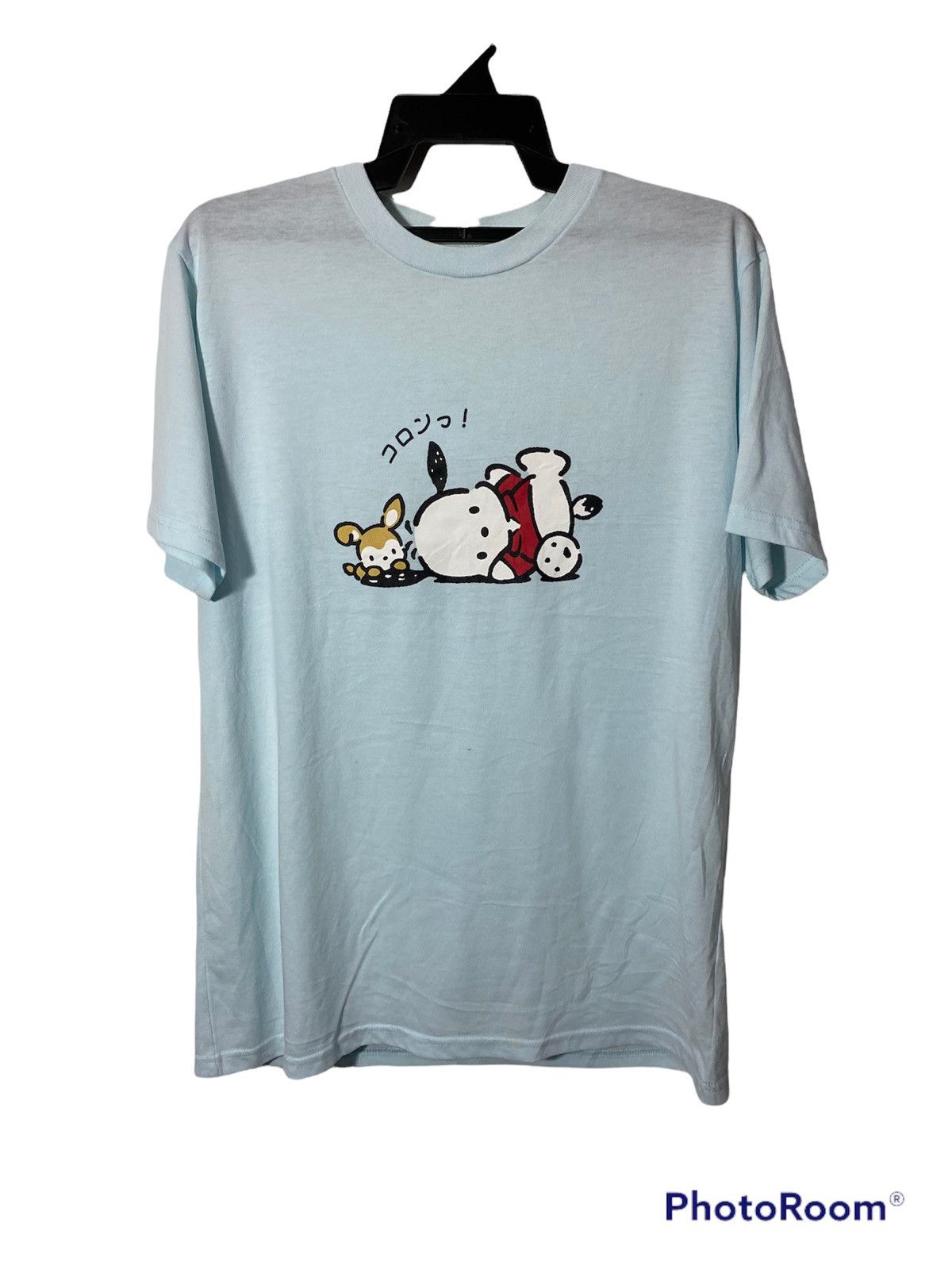 image of Sanrio Characters X Pochacco in Light Blue, Men's (Size XL)