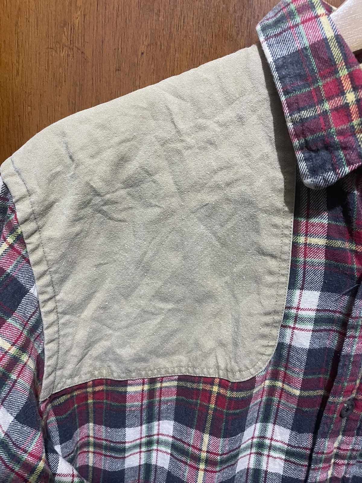 Vintage Rare Polo Ralph Lauren Flanel With Custom Patchwork Size US S / EU 44-46 / 1 - 5 Thumbnail