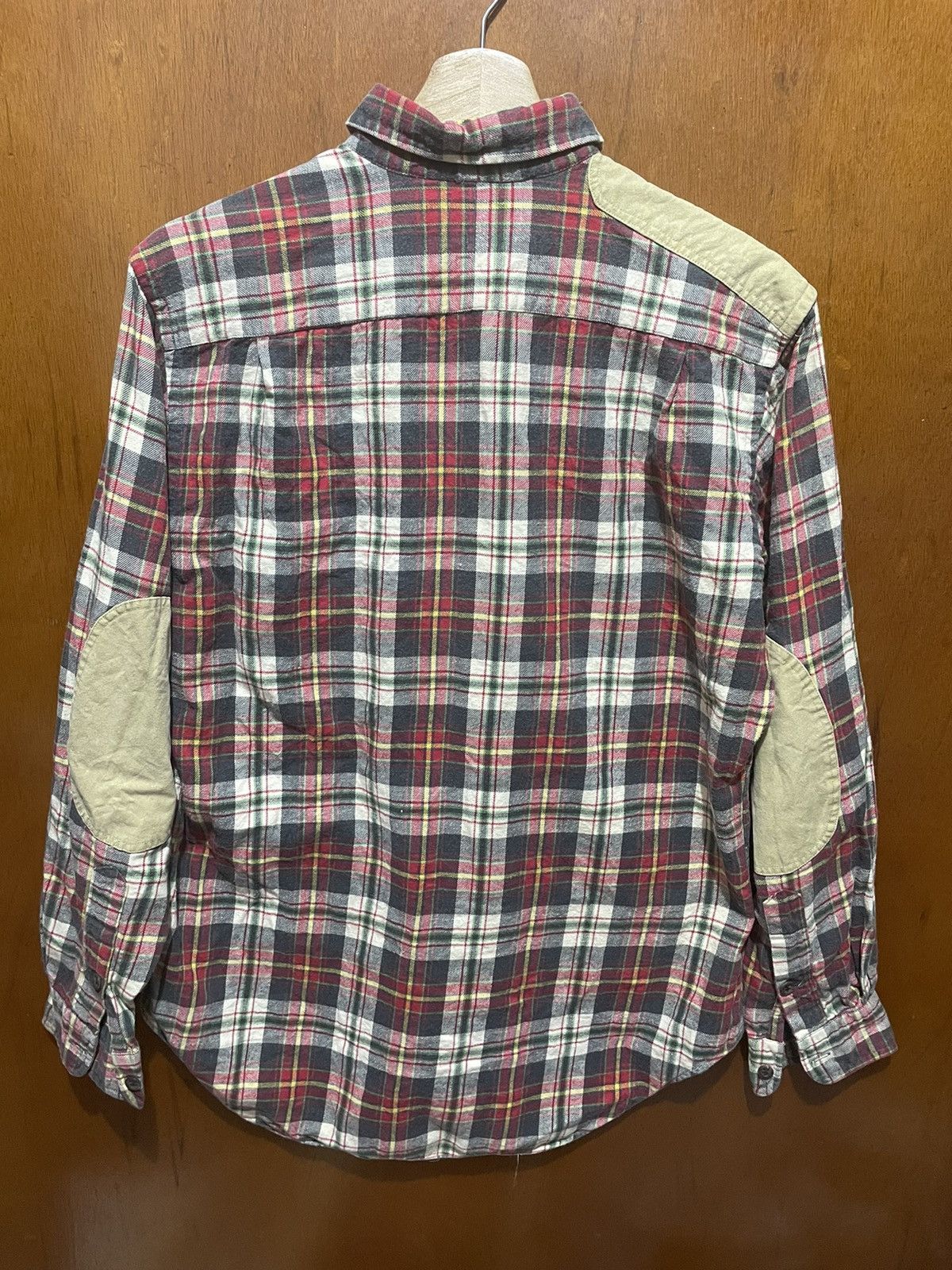 Vintage Rare Polo Ralph Lauren Flanel With Custom Patchwork Size US S / EU 44-46 / 1 - 4 Thumbnail