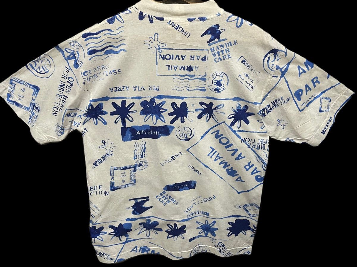 Iceberg Rare Vintage 1993 Iceberg Full Prints Shirt Size US L / EU 52-54 / 3 - 4 Thumbnail