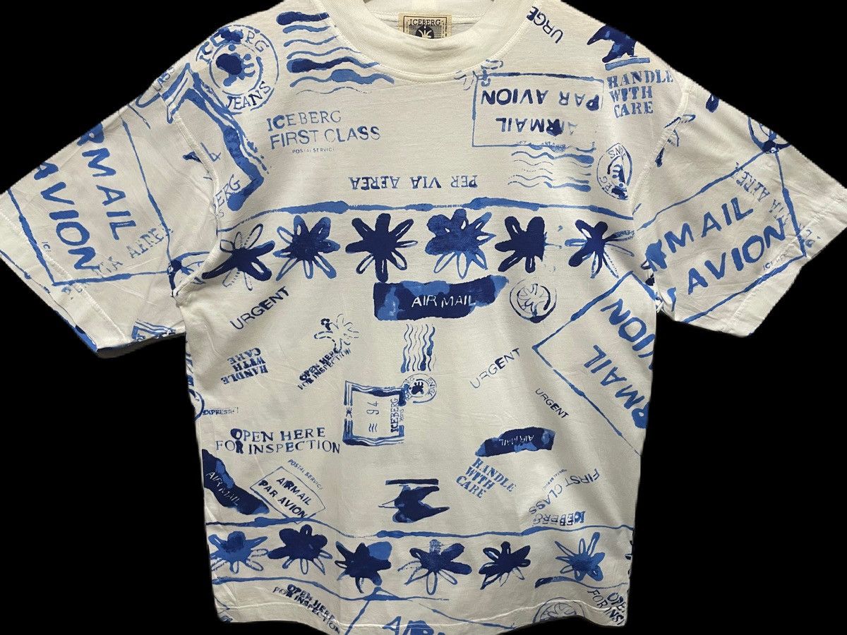 Iceberg Rare Vintage 1993 Iceberg Full Prints Shirt Size US L / EU 52-54 / 3 - 3 Thumbnail