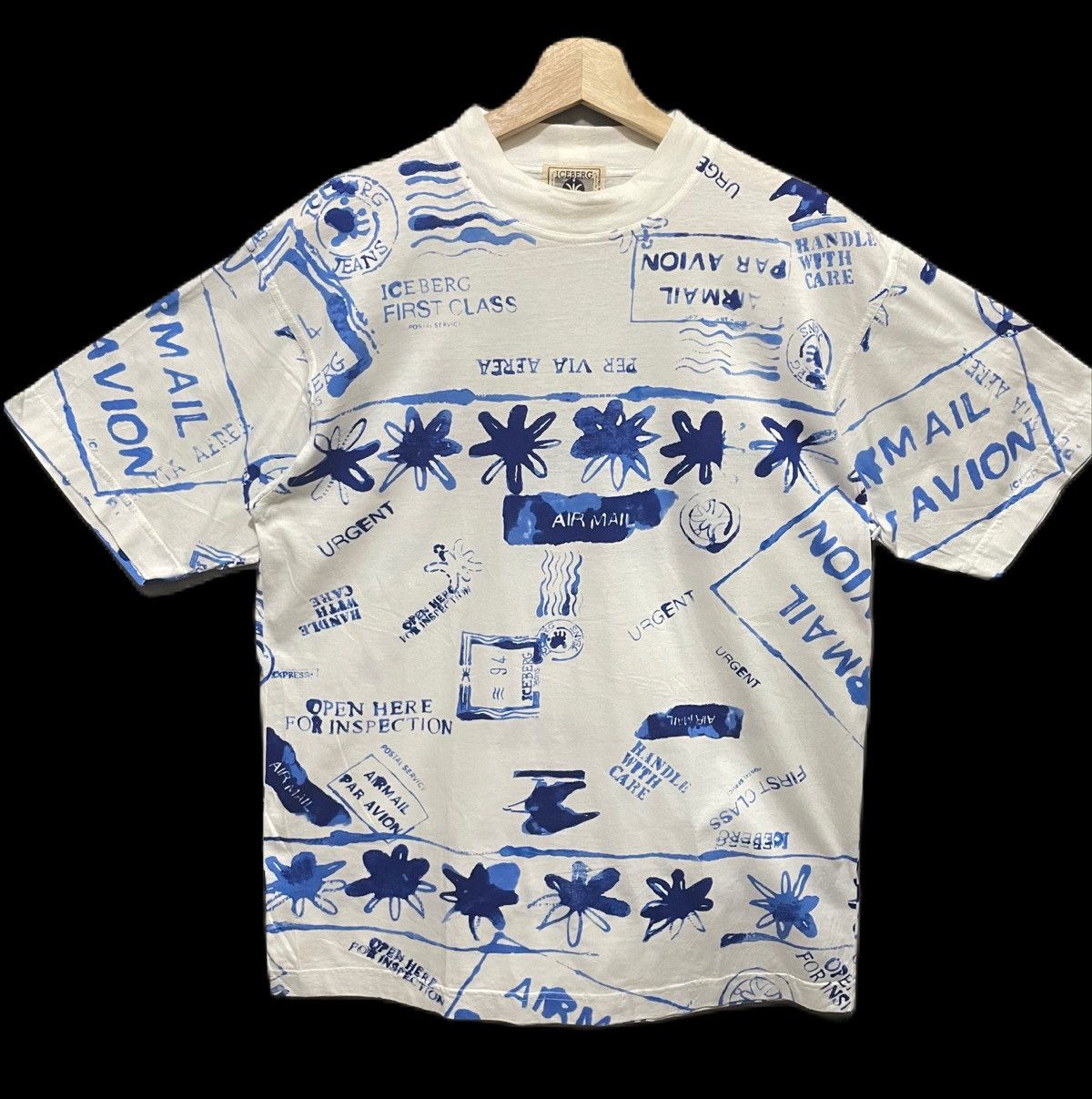 Iceberg Rare Vintage 1993 Iceberg Full Prints Shirt Size US L / EU 52-54 / 3 - 1 Thumbnail