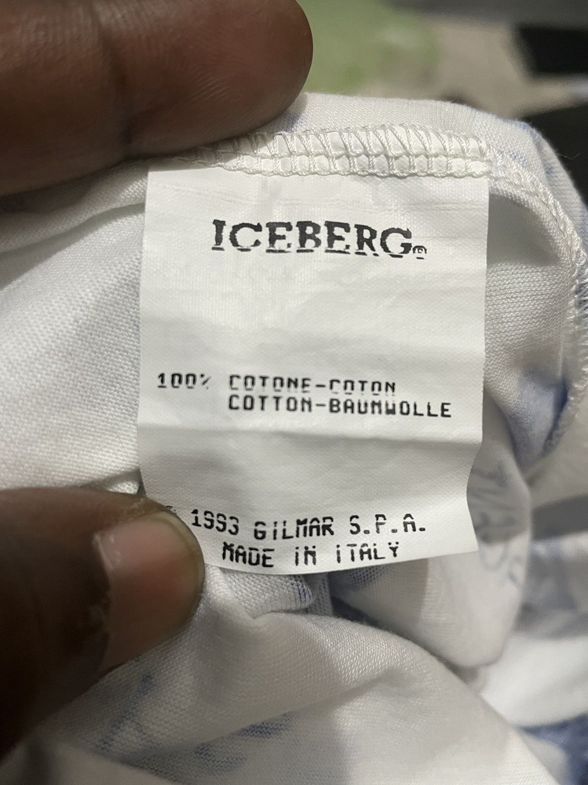 Iceberg Rare Vintage 1993 Iceberg Full Prints Shirt Size US L / EU 52-54 / 3 - 8 Thumbnail