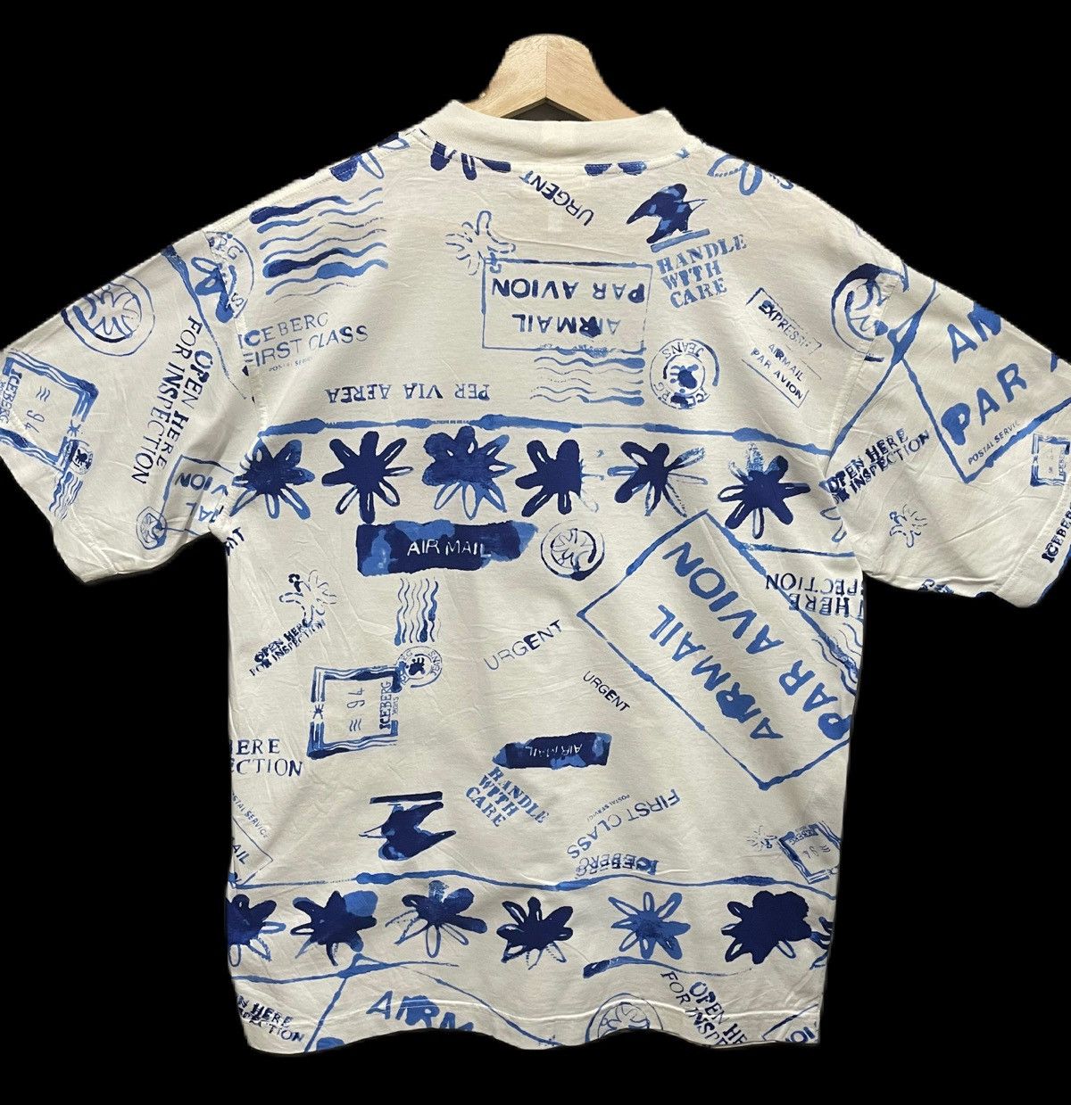 Iceberg Rare Vintage 1993 Iceberg Full Prints Shirt Size US L / EU 52-54 / 3 - 5 Thumbnail