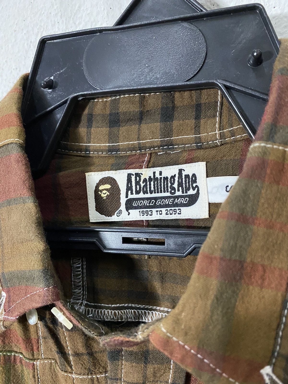 Bape One Point Patchwork BD S/S Shirt Size US S / EU 44-46 / 1 - 5 Thumbnail