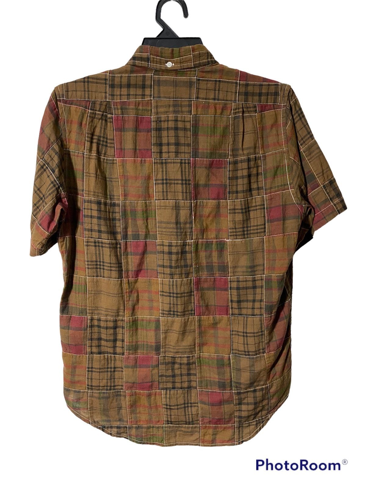 Bape One Point Patchwork BD S/S Shirt Size US S / EU 44-46 / 1 - 2 Thumbnail
