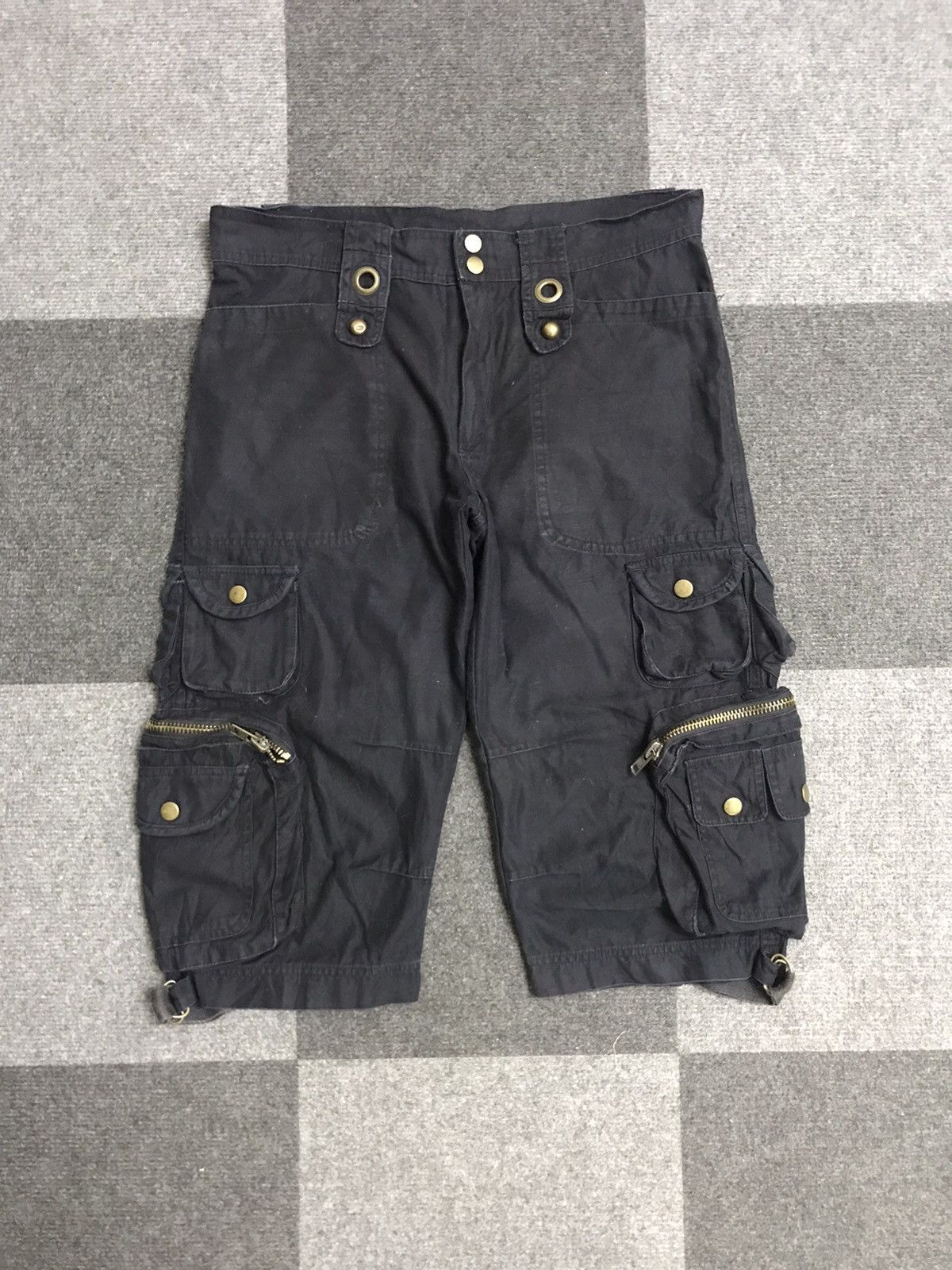 Japanese Brand CLONEDEVGRU Hell of Pockets Short Pant Size US 31 - 1 Thumbnail