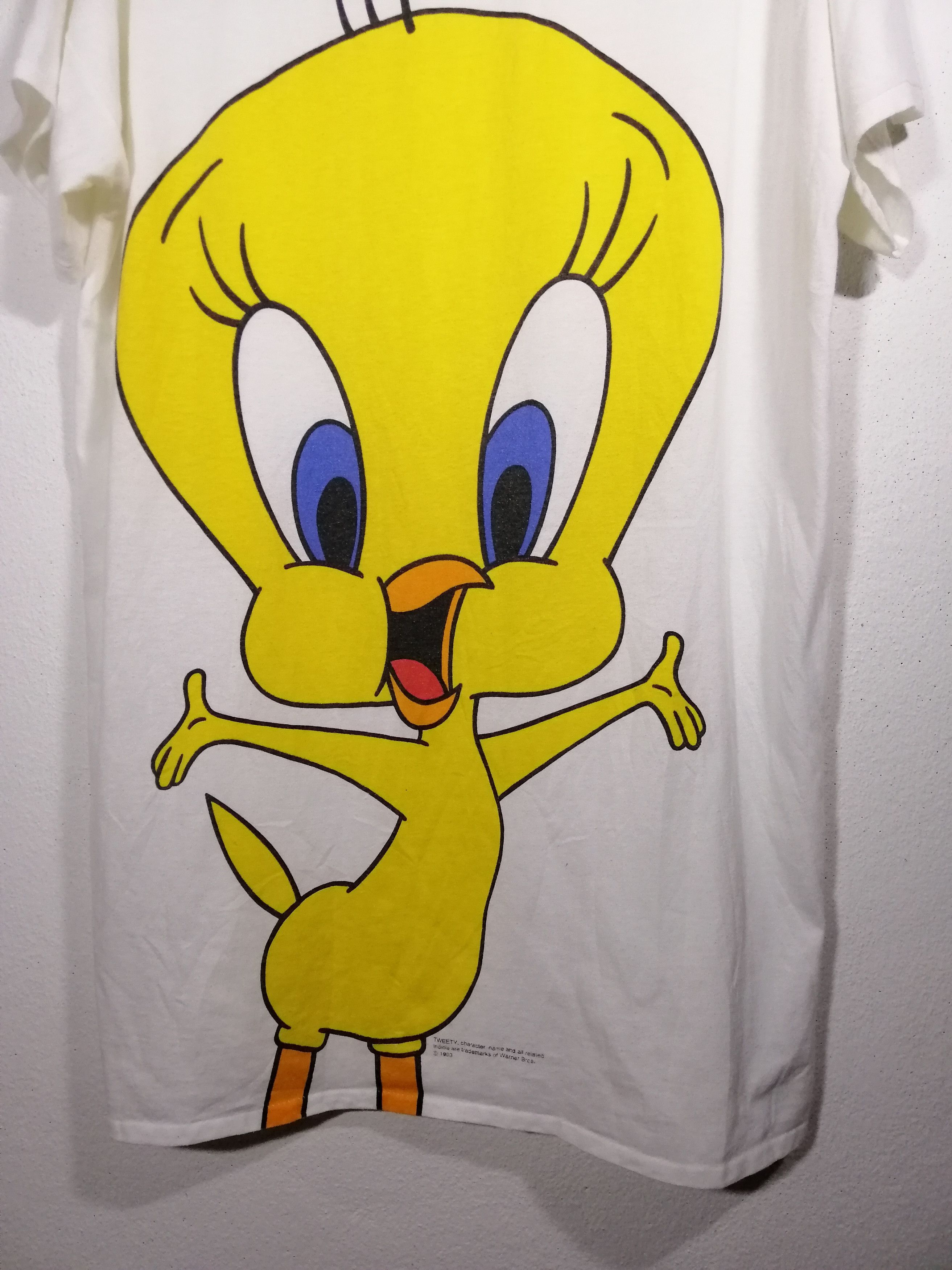 Vintage × Warner Bros VINTAGE TWEETY 90s BIG PRINT Size US XXL / EU 58 / 5 - 8 Thumbnail