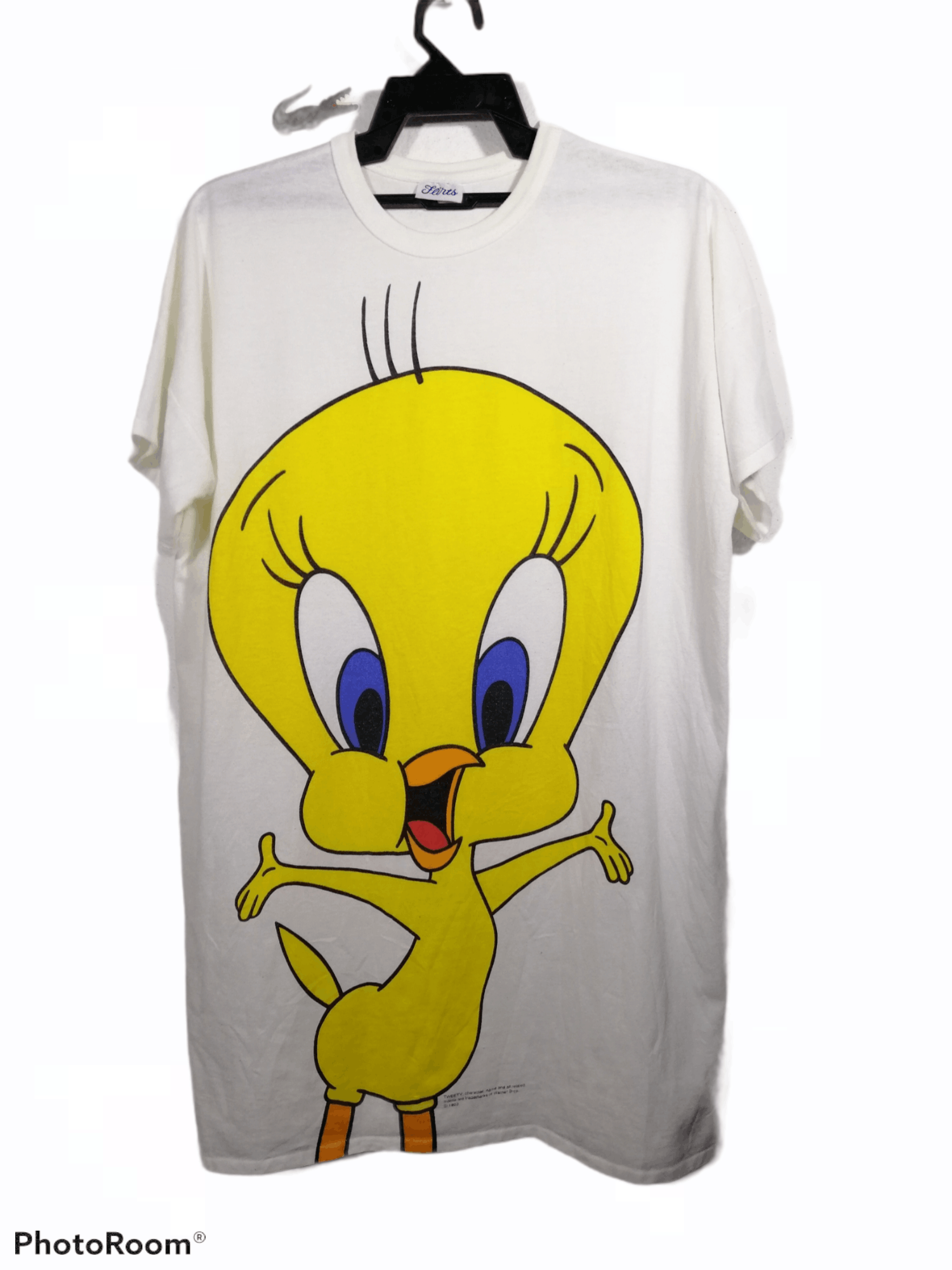 Vintage × Warner Bros VINTAGE TWEETY 90s BIG PRINT Size US XXL / EU 58 / 5 - 1 Thumbnail