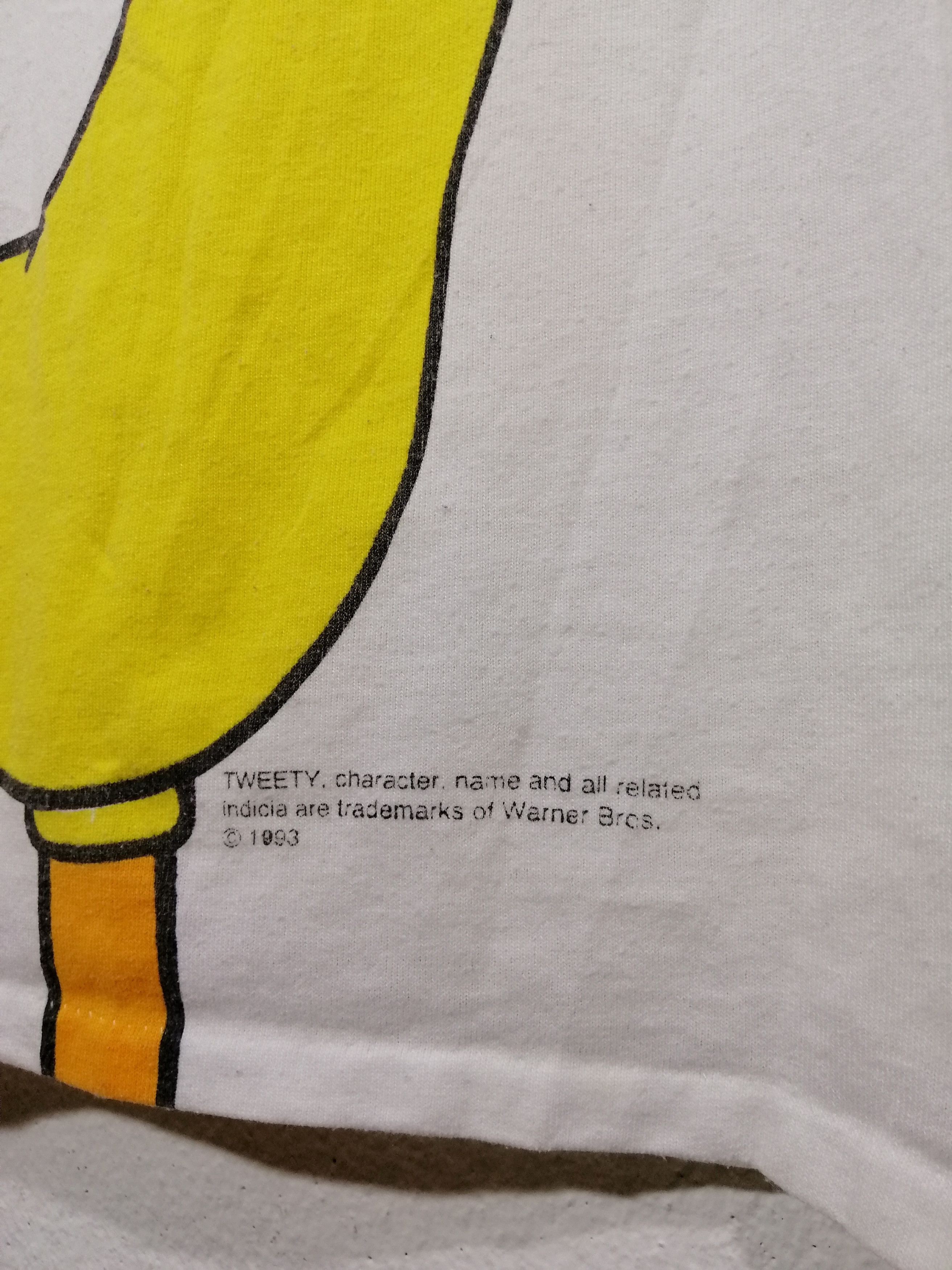 Vintage × Warner Bros VINTAGE TWEETY 90s BIG PRINT Size US XXL / EU 58 / 5 - 10 Thumbnail