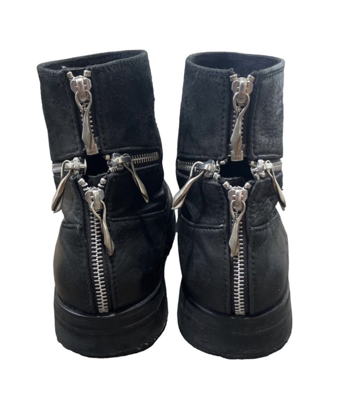 14th Addiction 14th Addiction Cross Zip Boots | Grailed