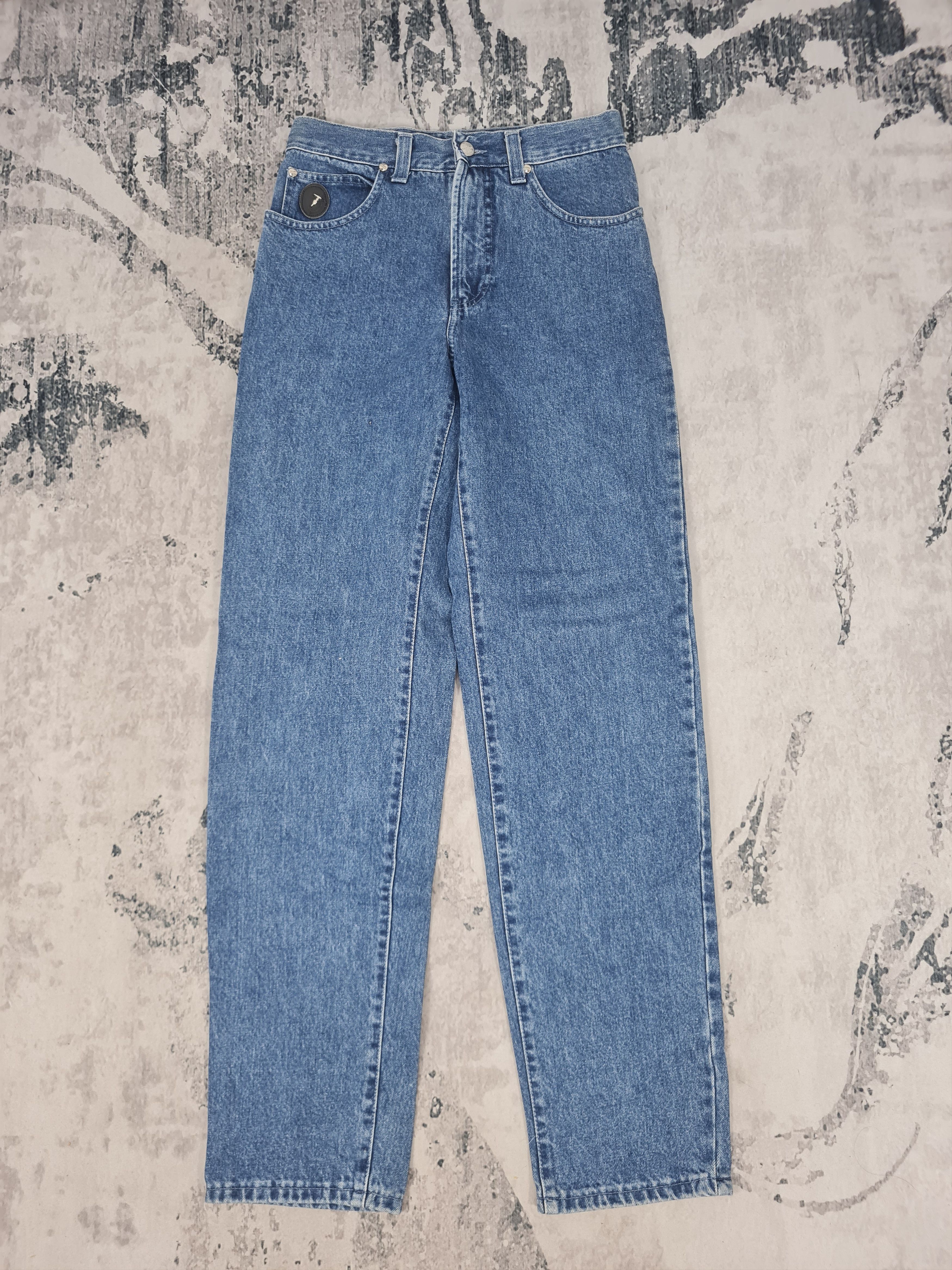Trussardi Vtg TRUSSARDI JEANS Carrot Cut Designer 28x33 Jeans JB0103 Size US 28 / EU 44 - 2 Thumbnail