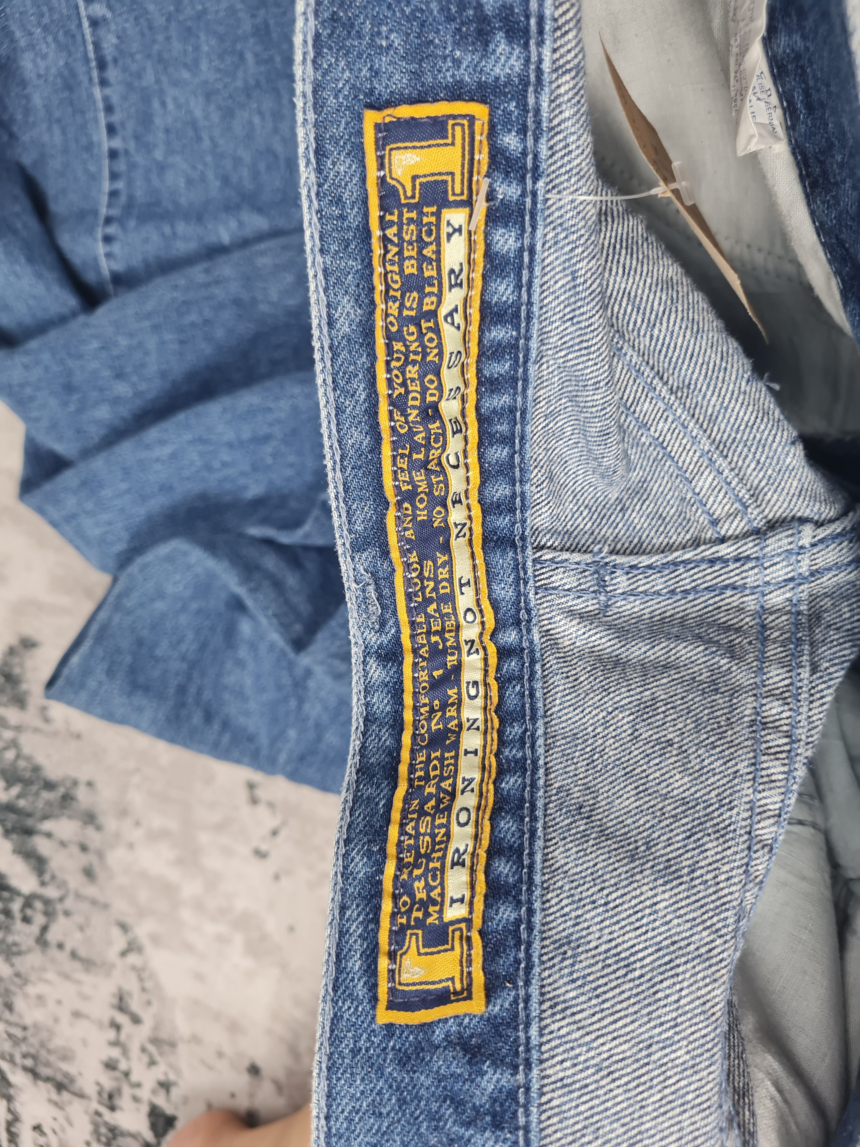 Trussardi Vtg TRUSSARDI JEANS Carrot Cut Designer 28x33 Jeans JB0103 Size US 28 / EU 44 - 13 Thumbnail