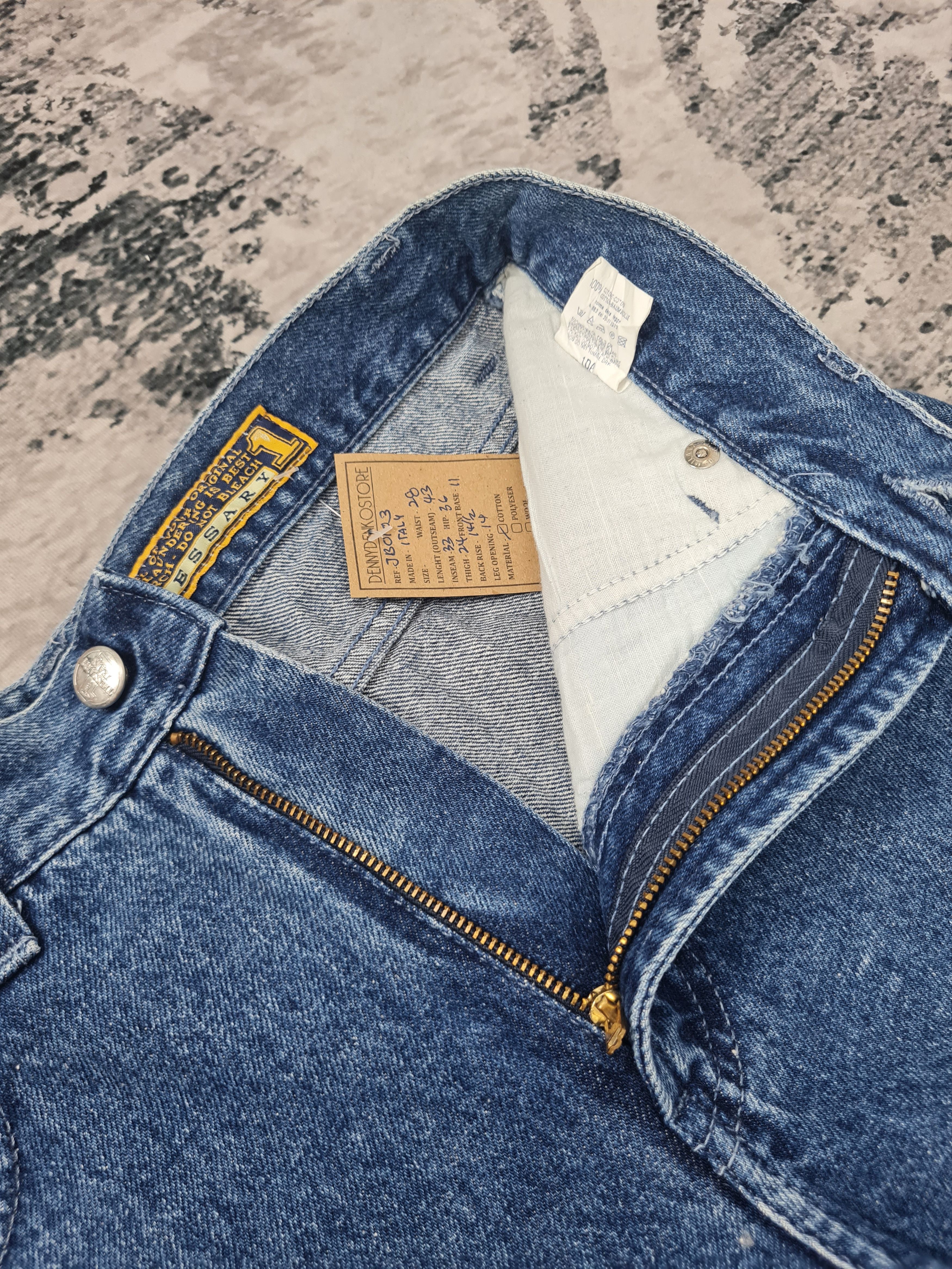 Trussardi Vtg TRUSSARDI JEANS Carrot Cut Designer 28x33 Jeans JB0103 Size US 28 / EU 44 - 10 Thumbnail