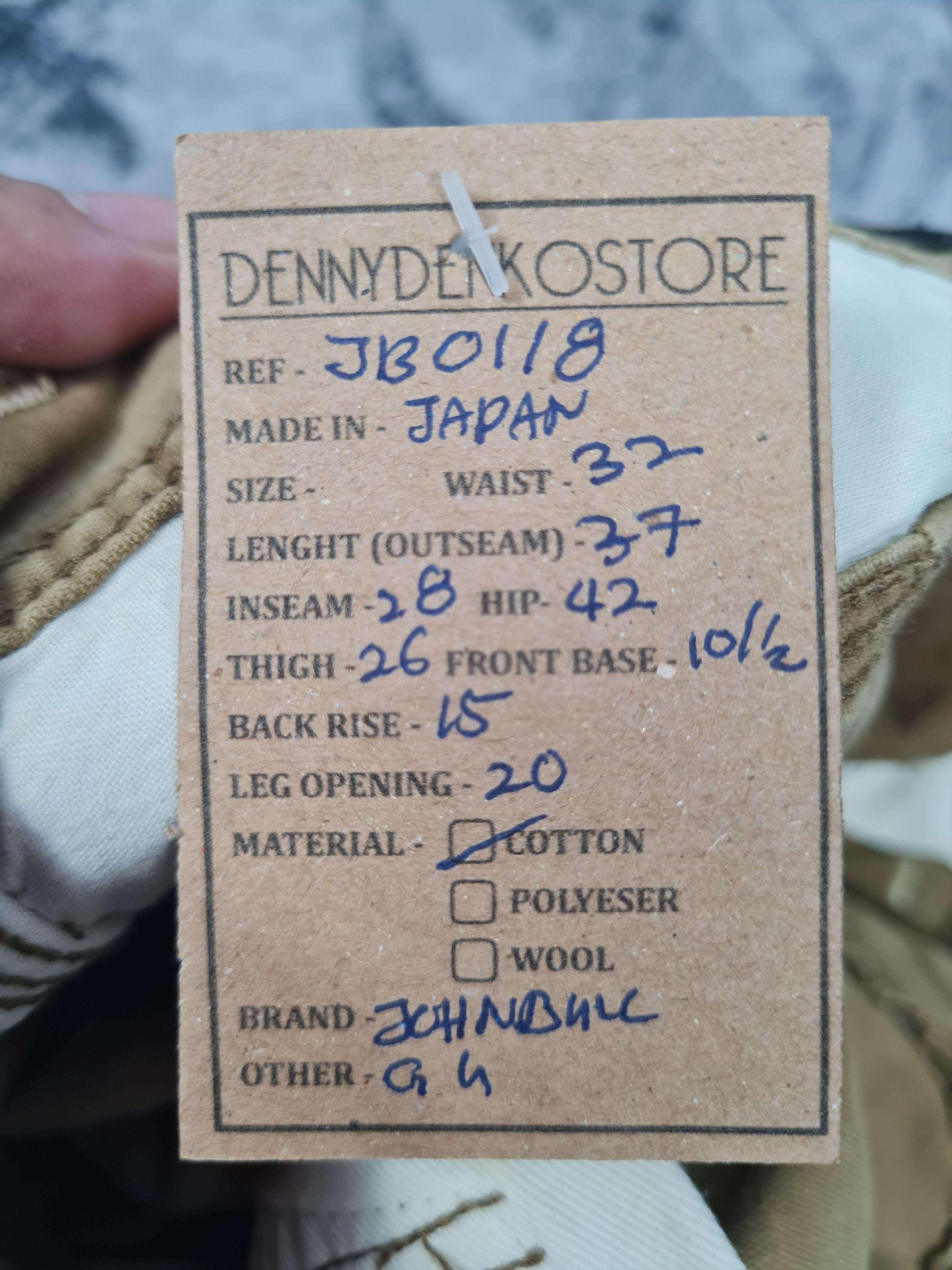 Johnbull JOHN BULL Cargo Tactical Workwear Cropped 32x28 Pants JB0118 Size US 32 / EU 48 - 15 Thumbnail